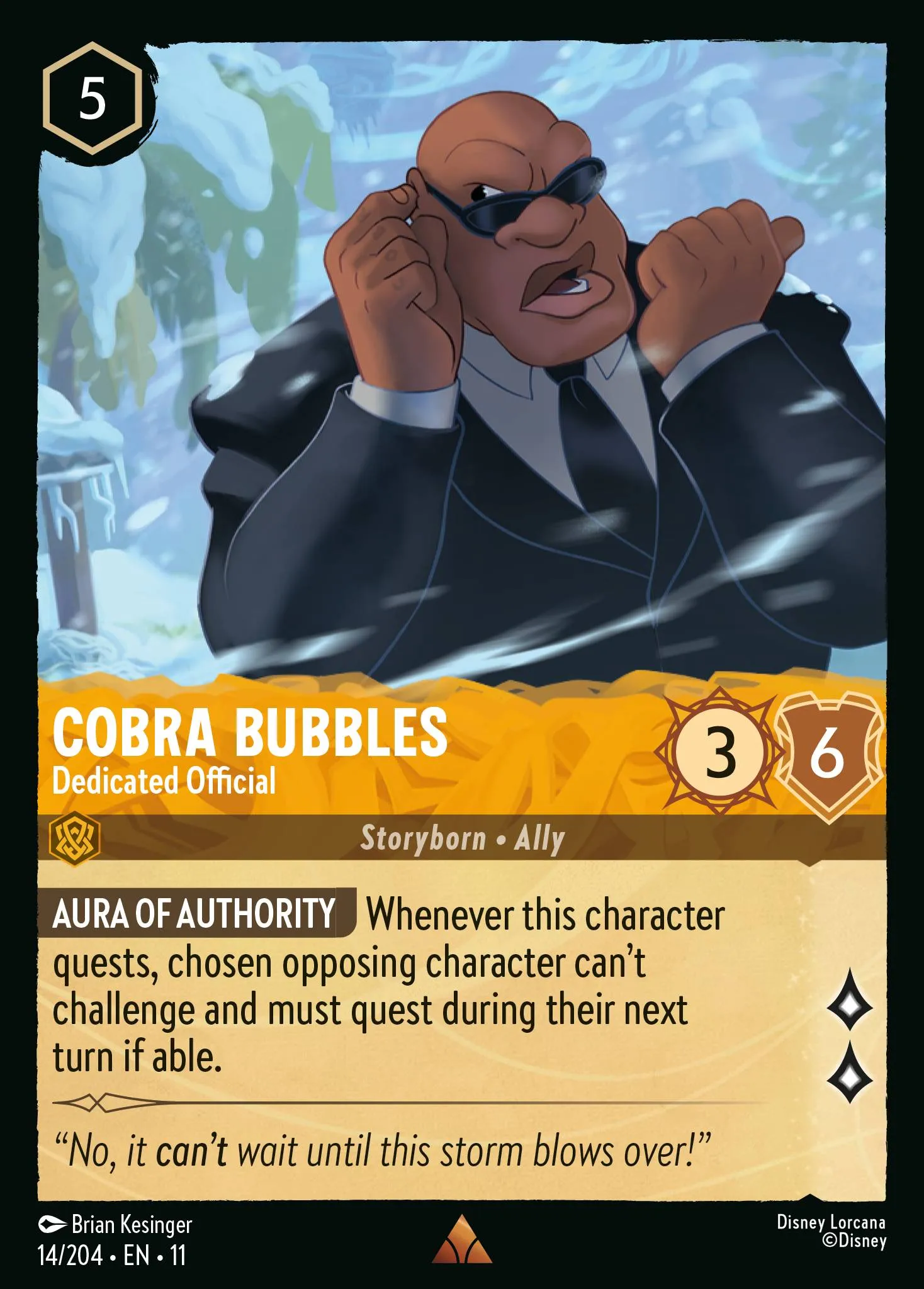 Cobra Bubbles - Dedicated Official · Winterspell 14/224