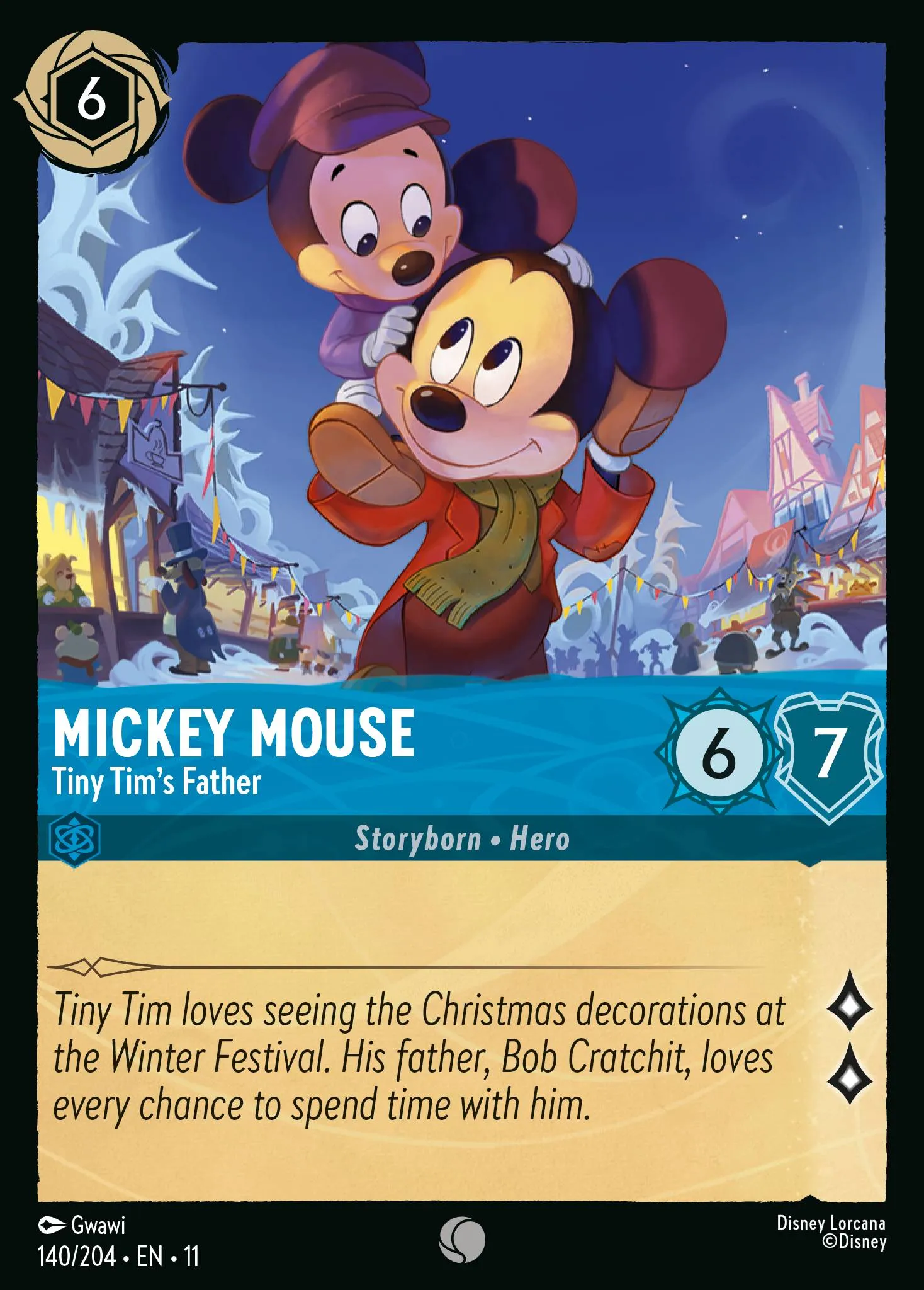 Mickey Mouse - Tiny Tim's Father · Winterspell 140/224