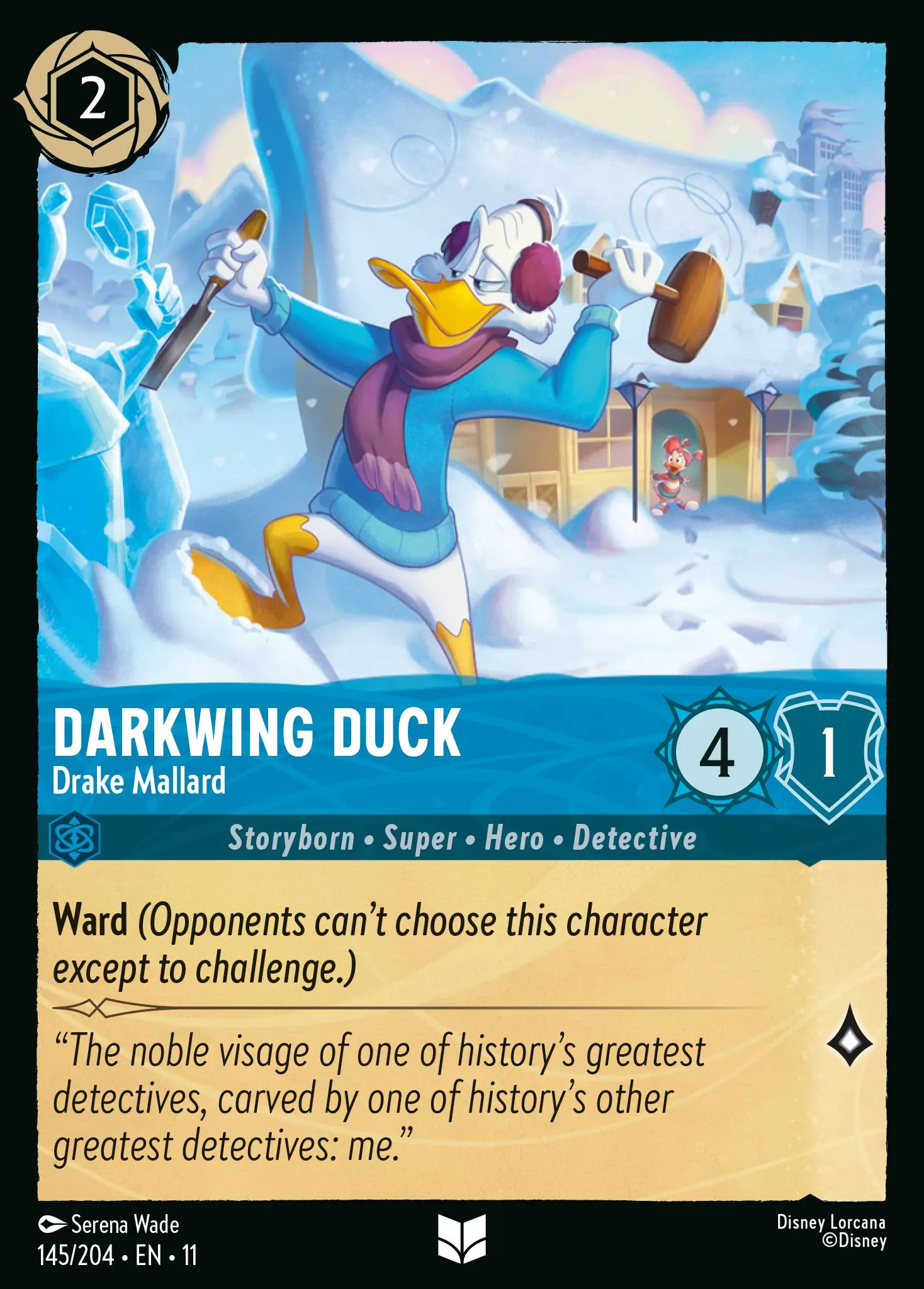 Darkwing Duck - Drake Mallard · Winterspell 145/224