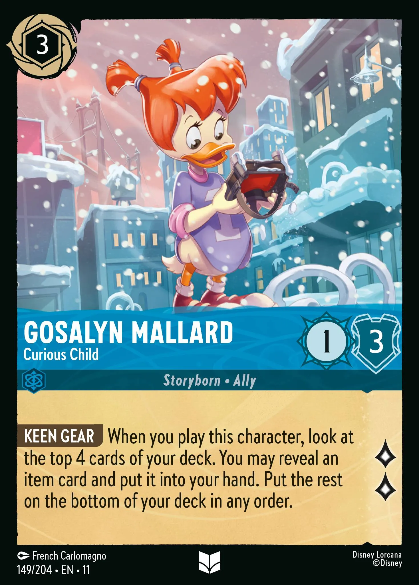 Gosalyn Mallard - Curious Child · Winterspell 149/224