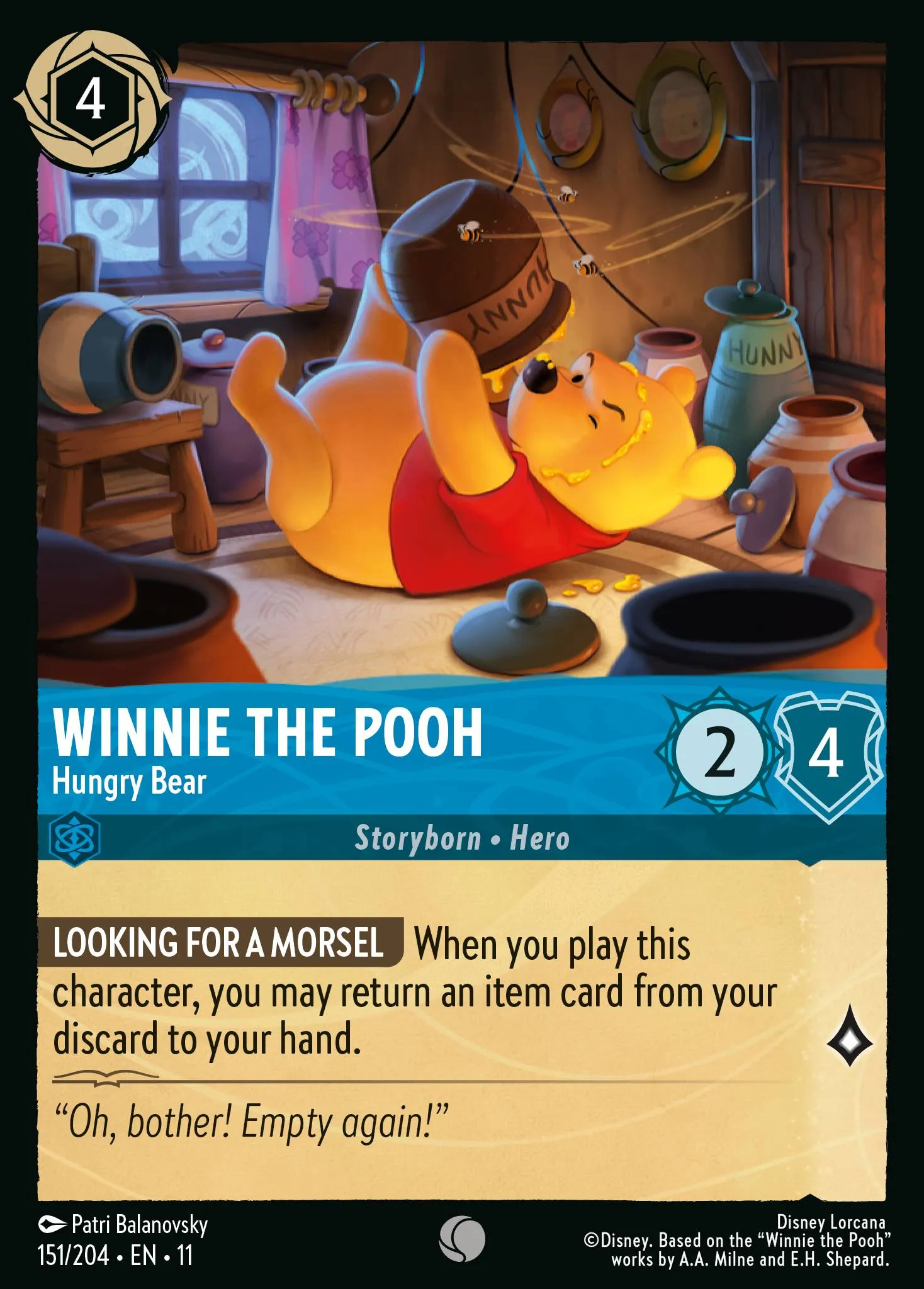 Winnie the Pooh - Hungry Bear · Winterspell 151/224