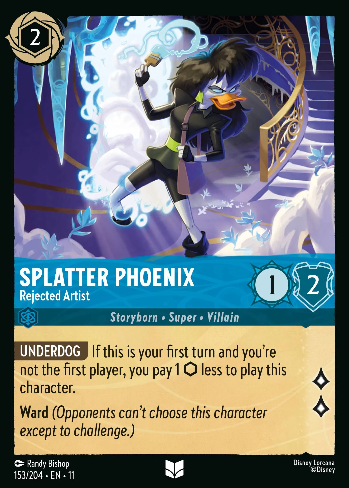 Splatter Phoenix - Rejected Artist · Winterspell 153/224