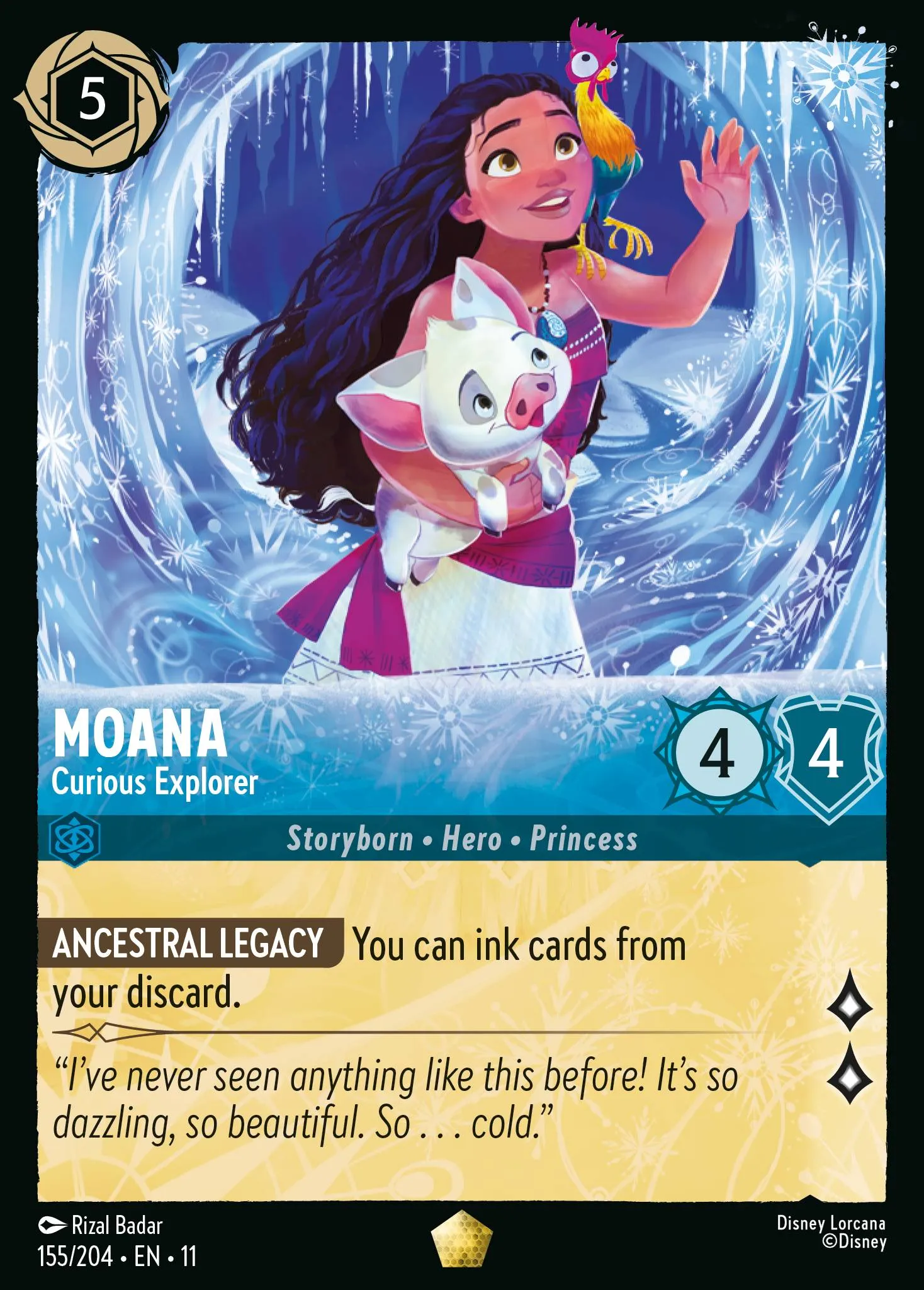 Moana - Curious Explorer · Winterspell 155/224