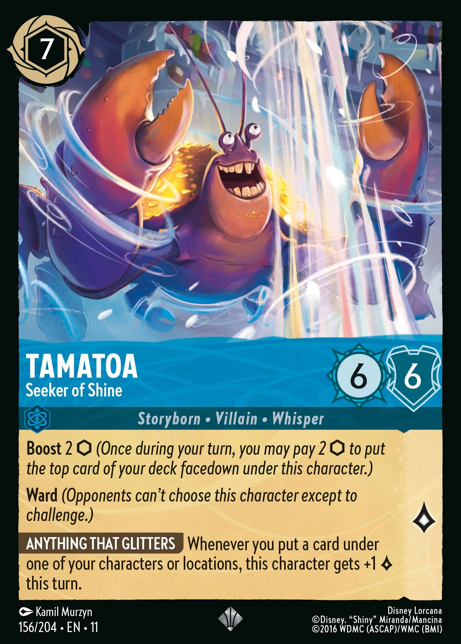 Tamatoa - Seeker of Shine · Winterspell 156/224