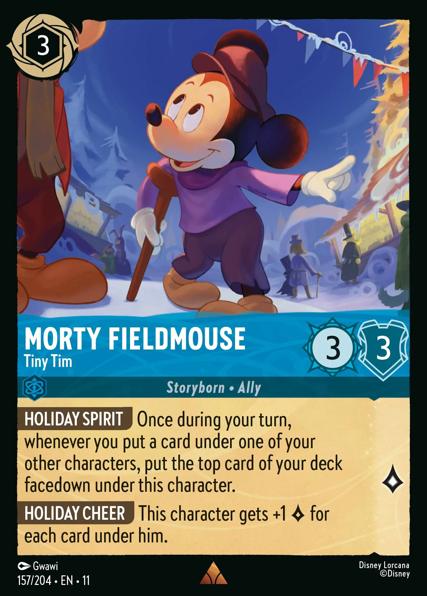 Morty Fieldmouse - Tiny Tim · Winterspell 157/224