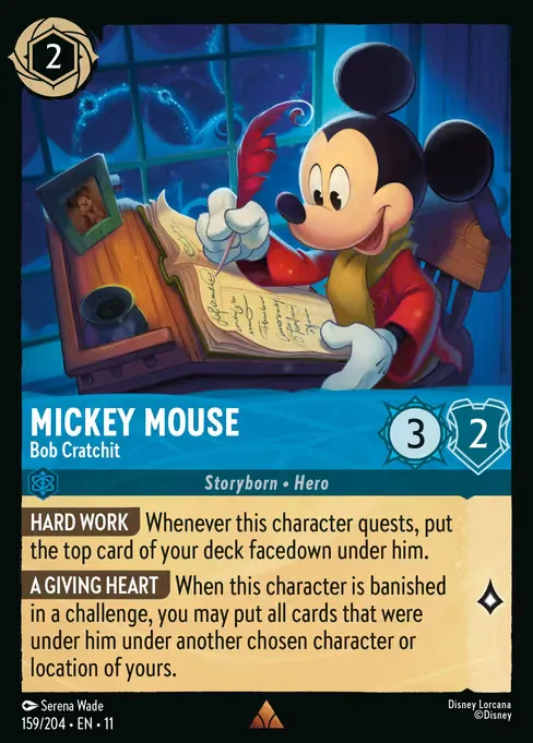 Mickey Mouse - Bob Cratchit · Winterspell 159/224