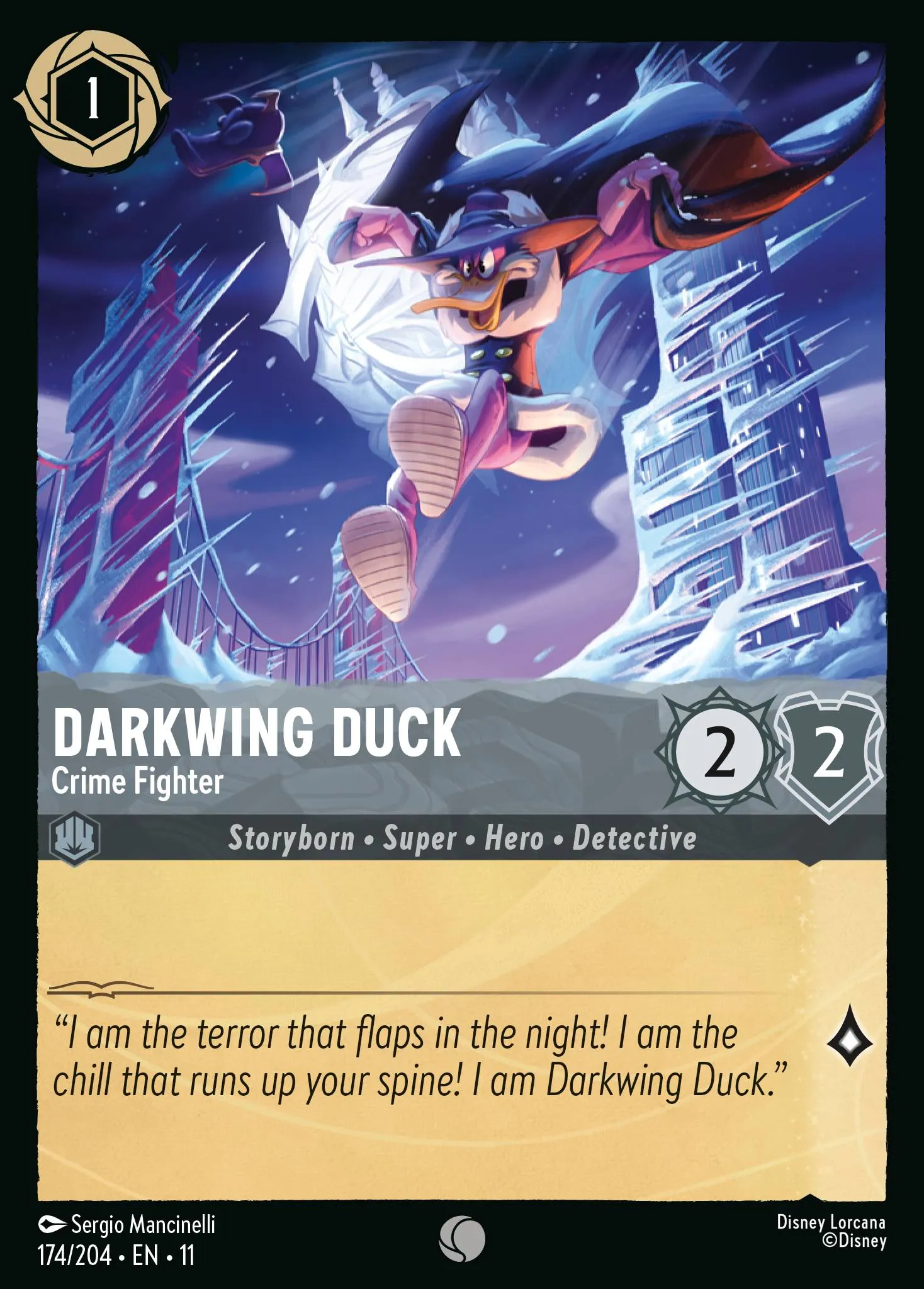 Darkwing Duck - Crime Fighter · Winterspell 174/224