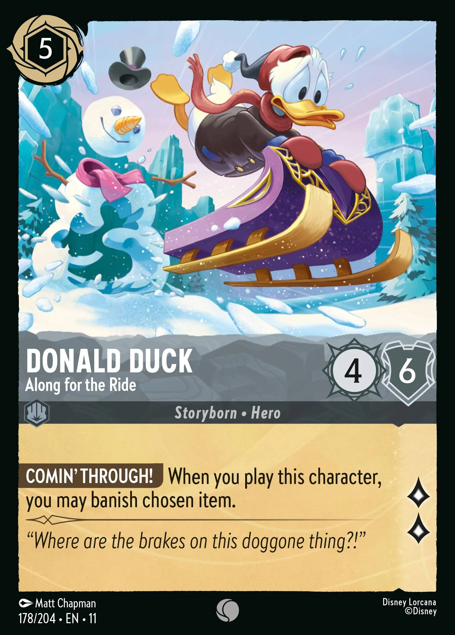 Donald Duck - Along for the Ride · Winterspell 178/224