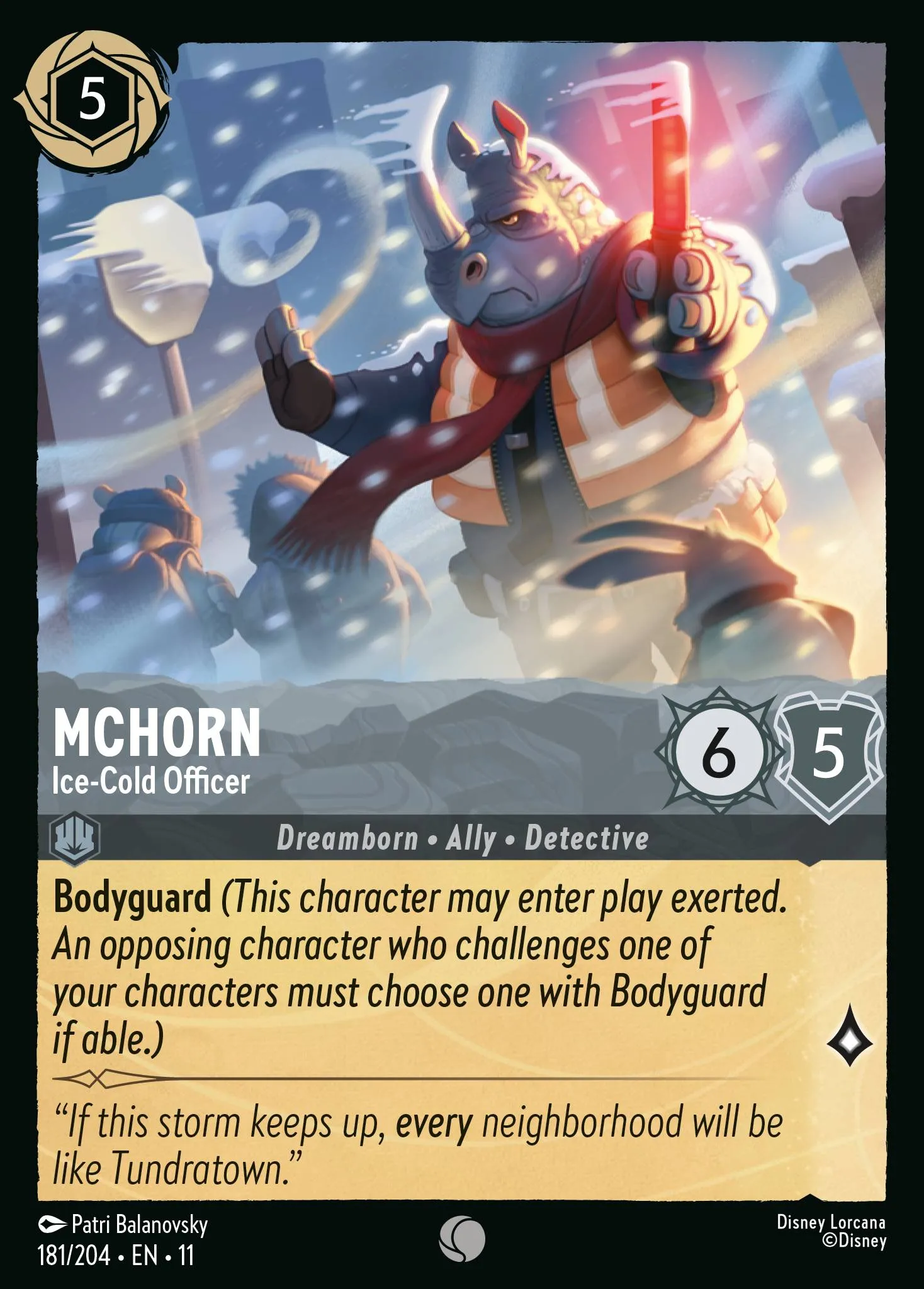 McHorn - Ice-Cold Officer · Winterspell 181/224