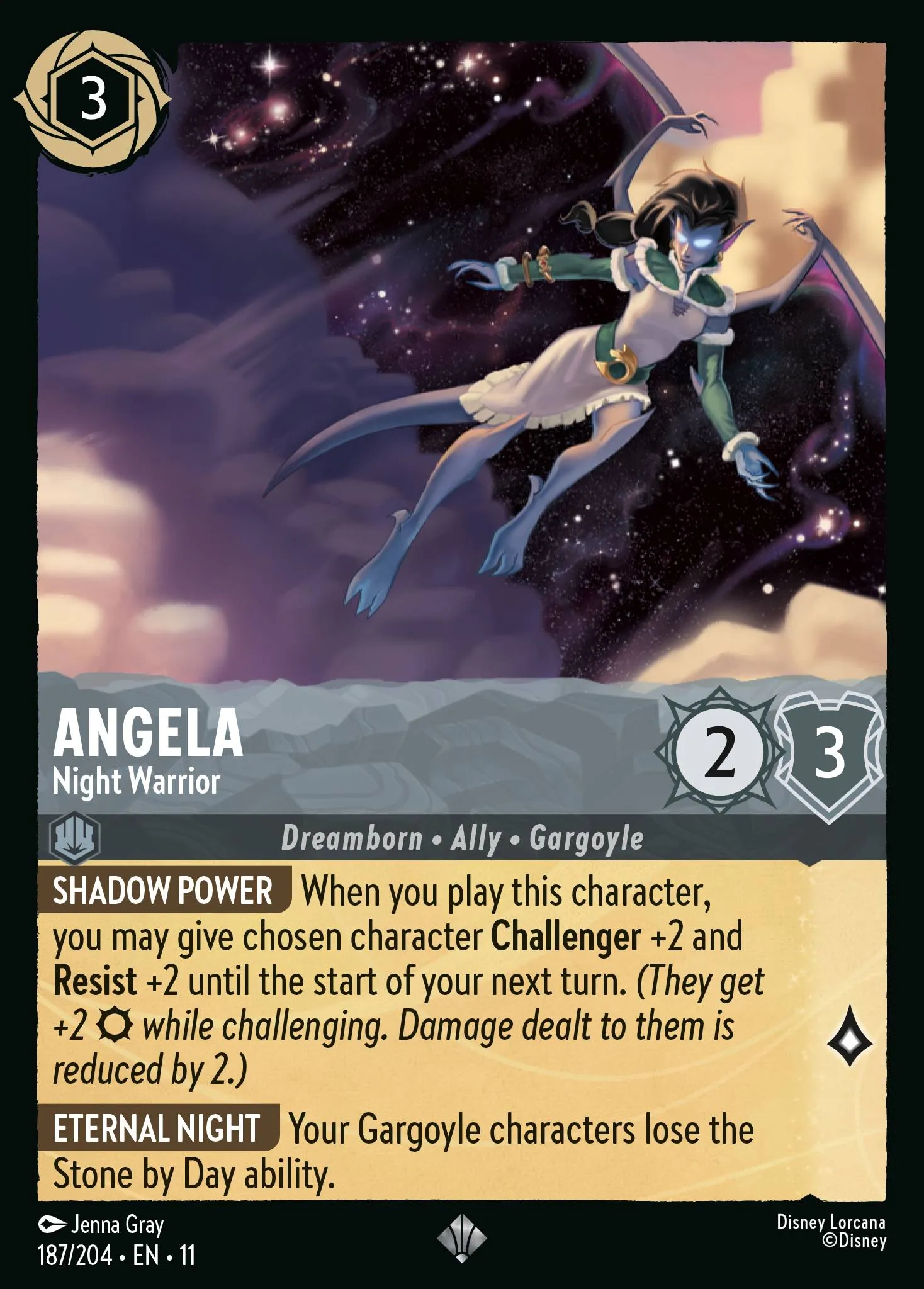 Angela - Night Warrior · Winterspell 187/224