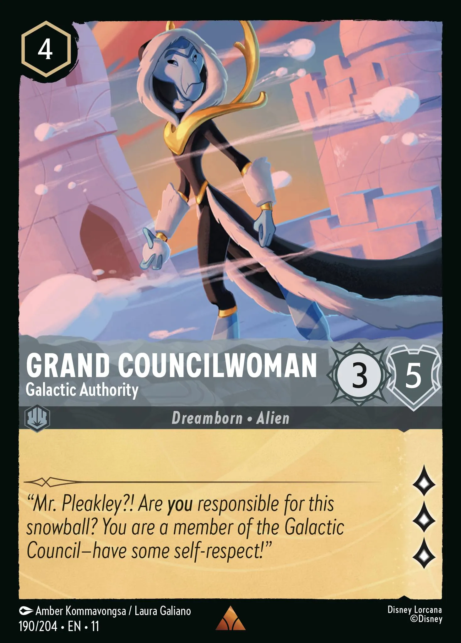 Grand Councilwoman - Galactic Authority · Winterspell 190/224