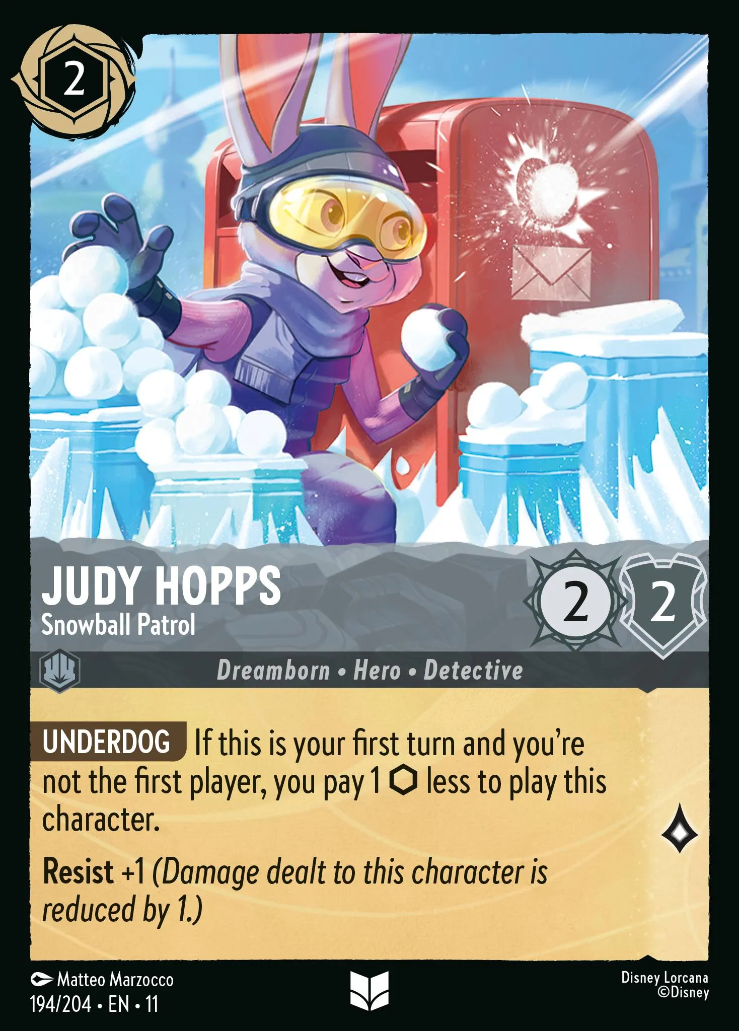 Judy Hopps - Snowball Patrol · Winterspell 194/224