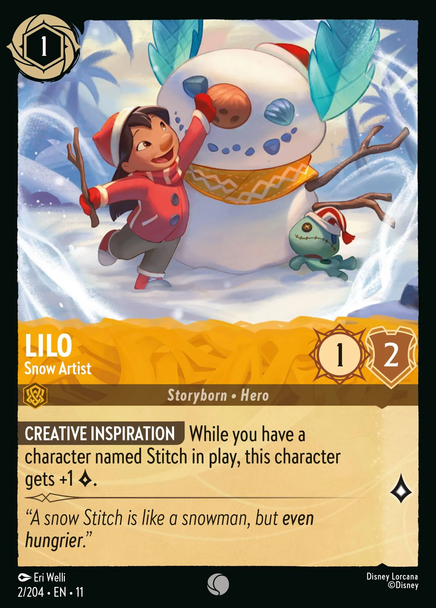 Lilo - Snow Artist · Winterspell 2/224
