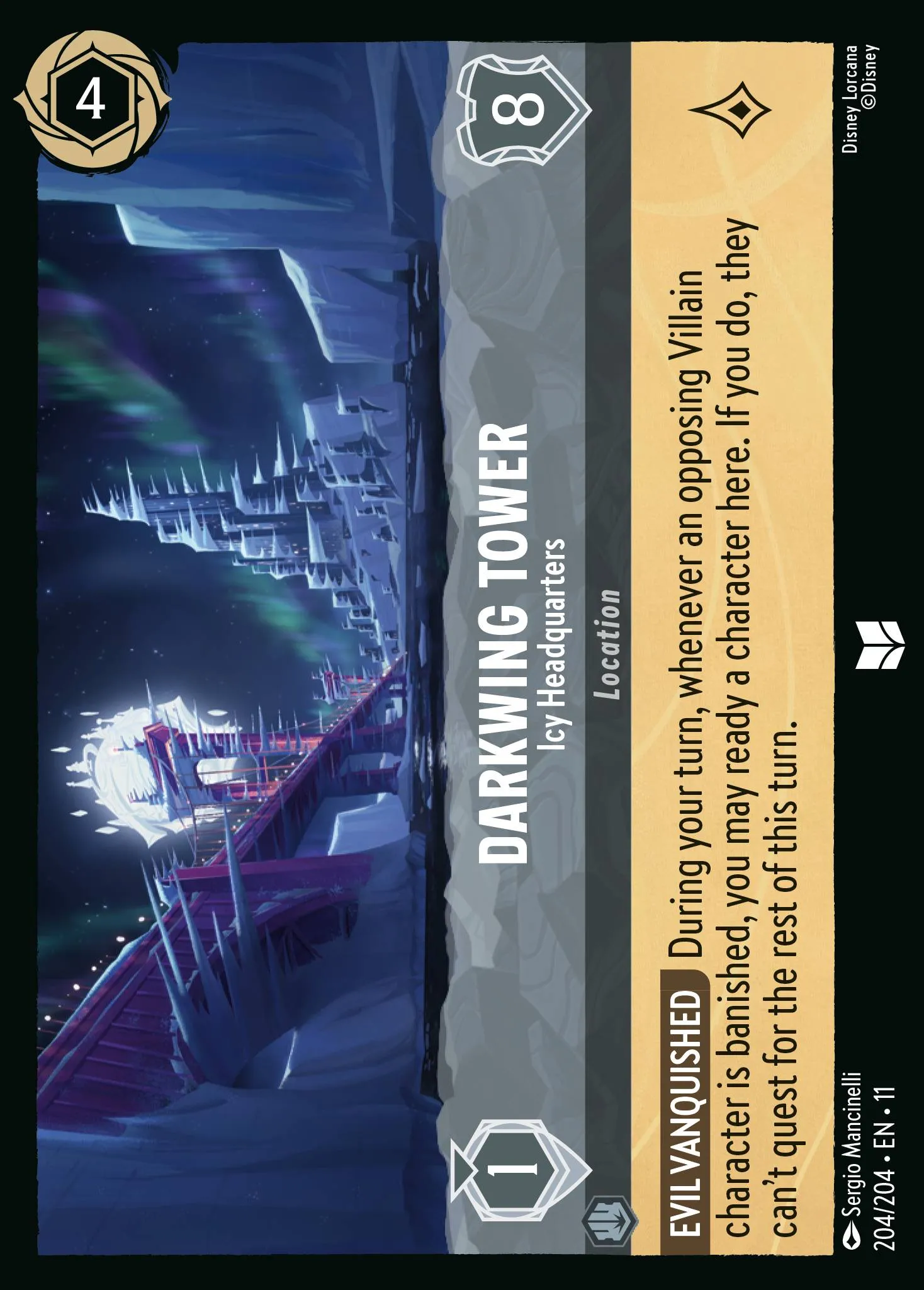 Darkwing Tower - Icy Headquarters · Winterspell 204/224