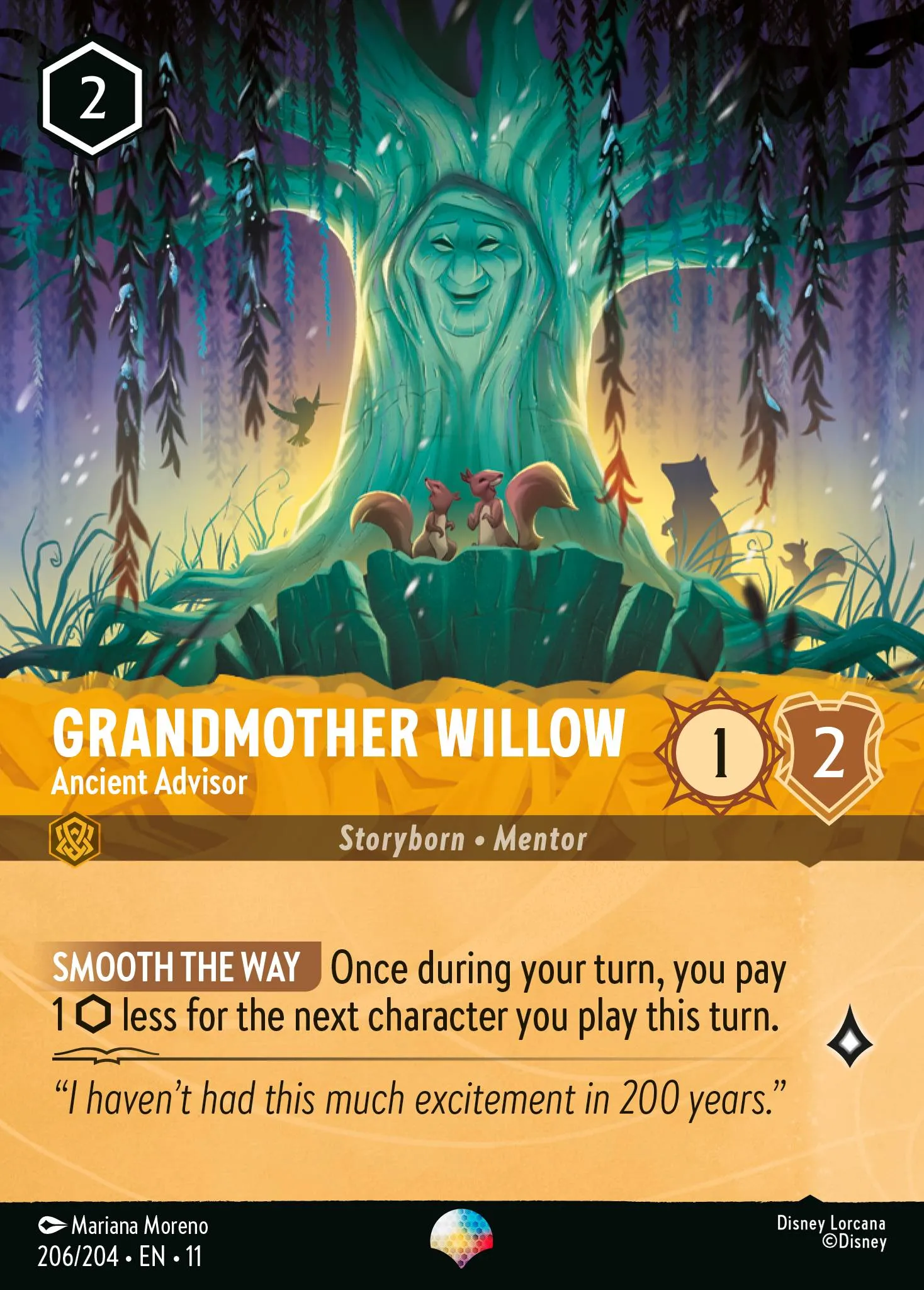Grandmother Willow - Ancient Advisor · Winterspell 206/224