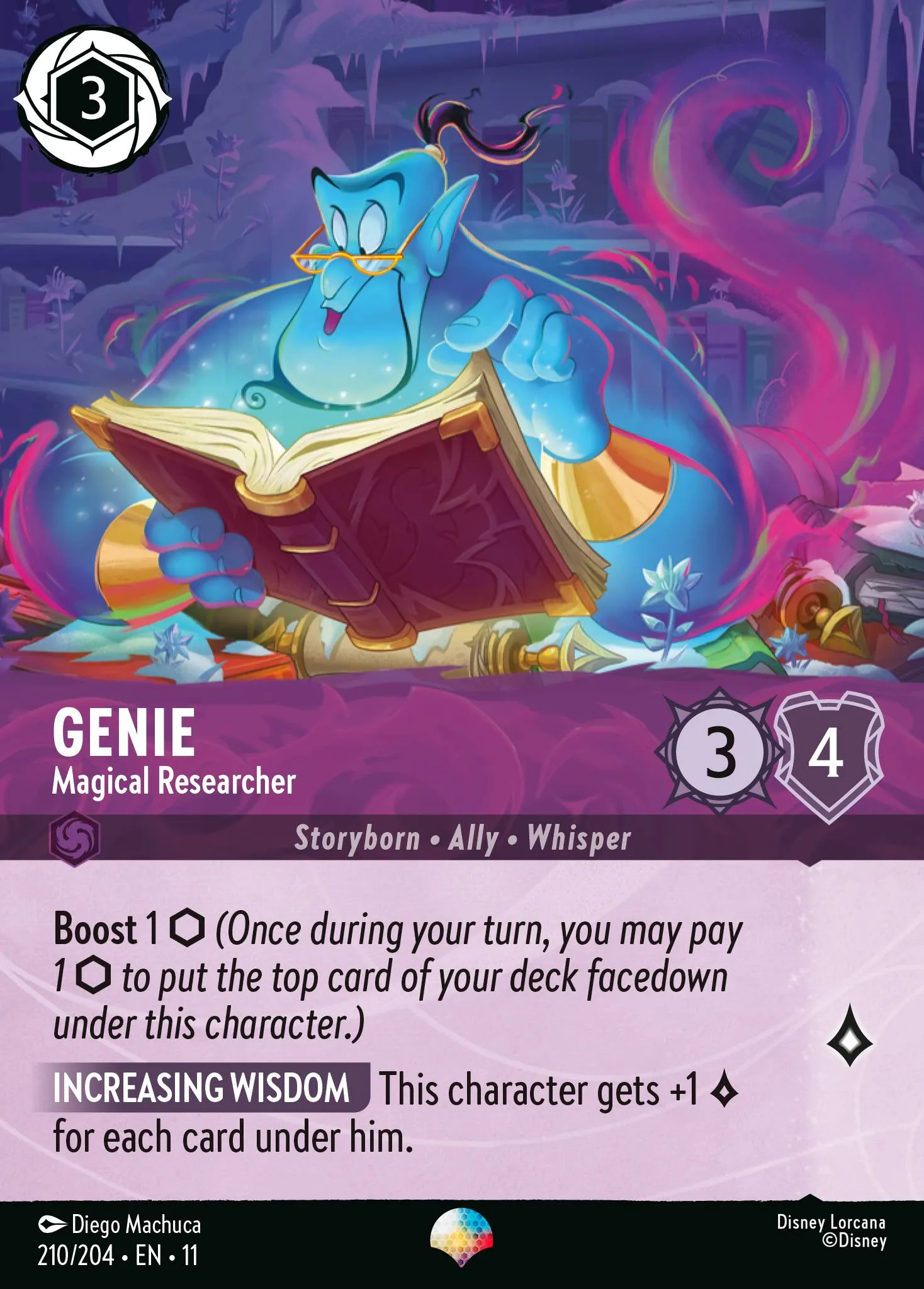 Genie - Magical Researcher · Winterspell 210/224