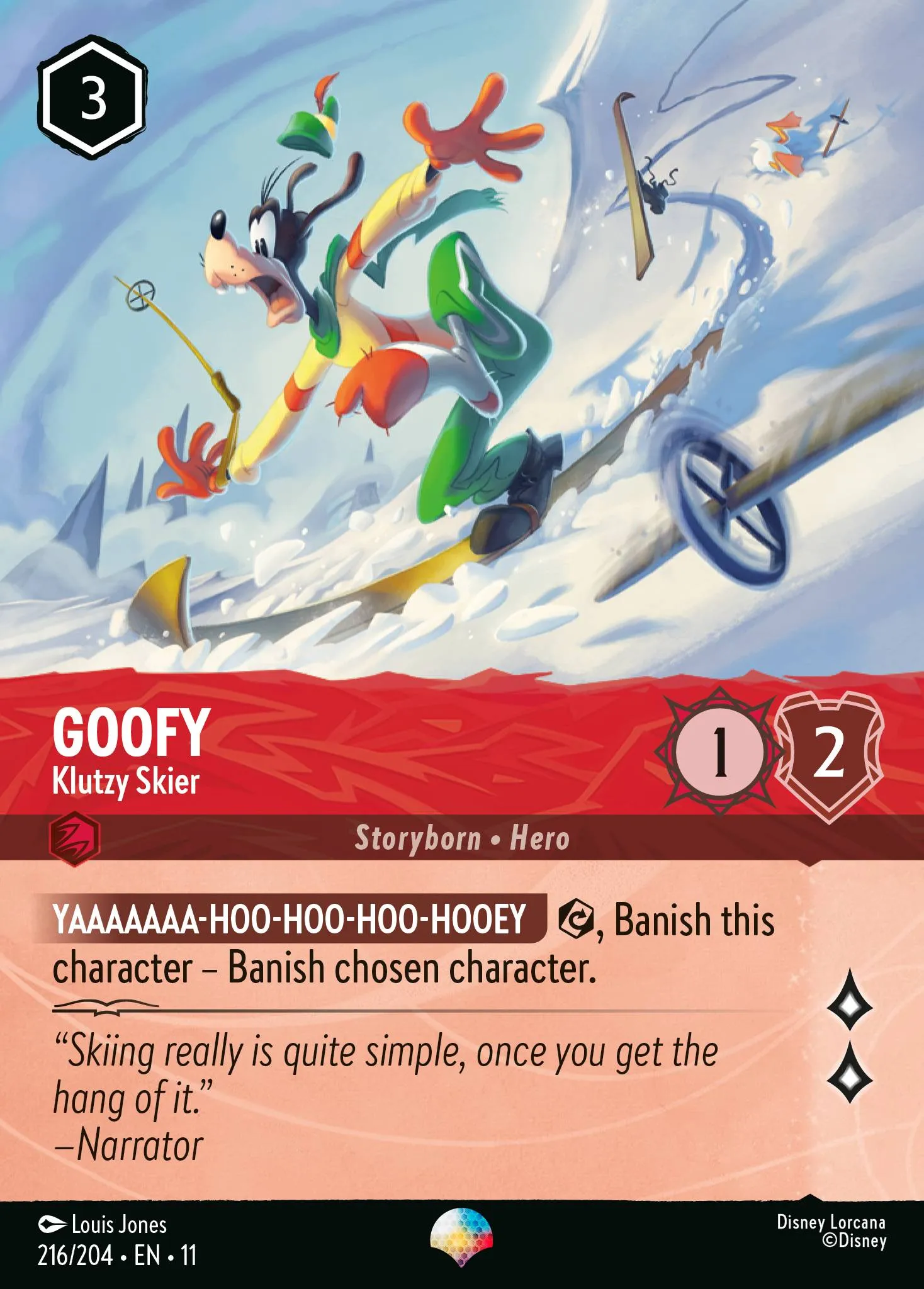 Goofy - Klutzy Skier · Winterspell 216/224