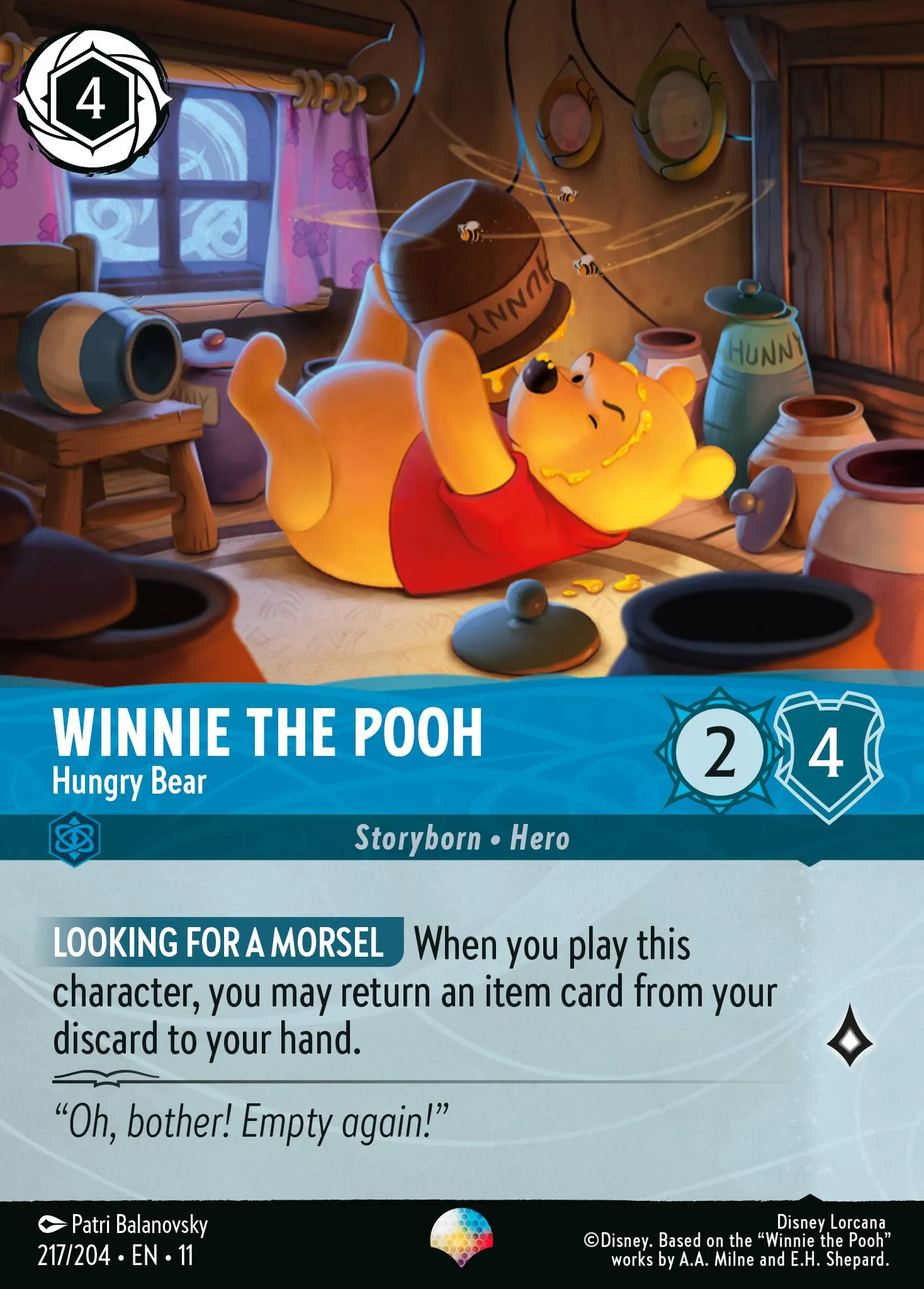 Winnie the Pooh - Hungry Bear · Winterspell 217/224