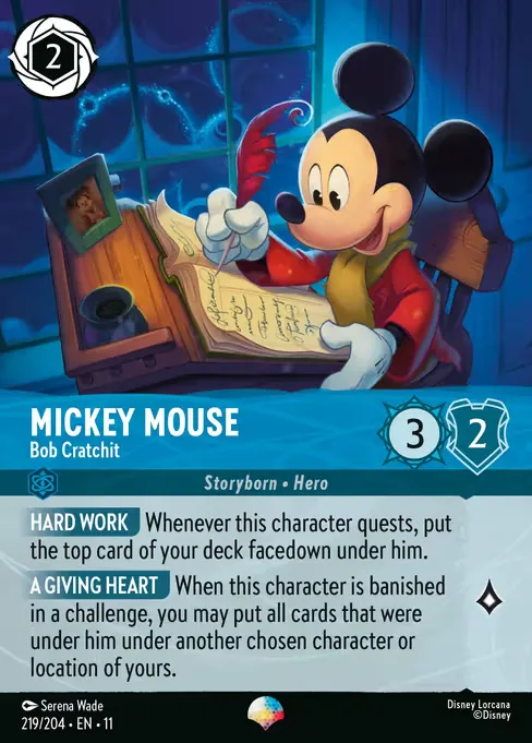 Mickey Mouse - Bob Cratchit · Winterspell 219/224