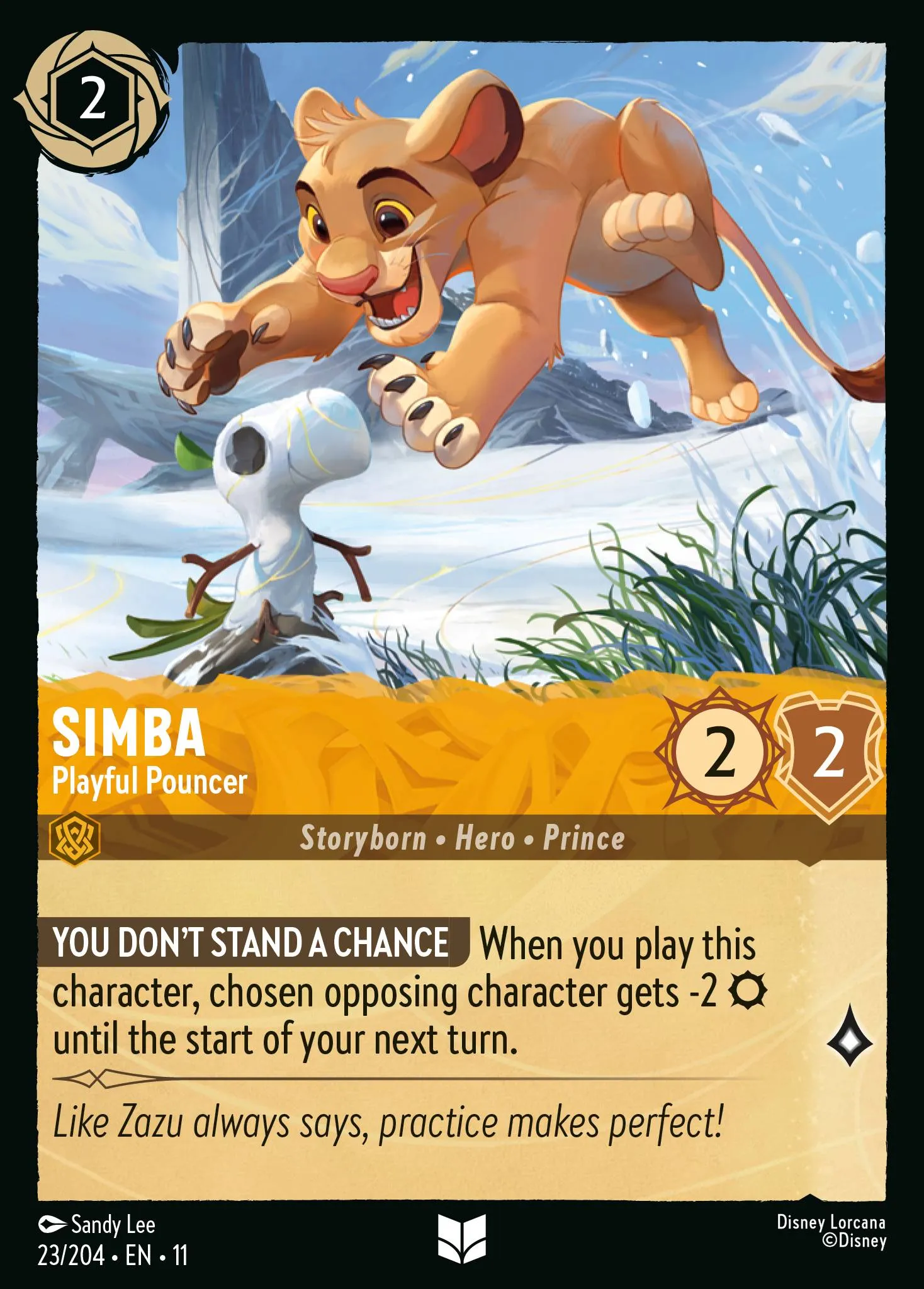 Simba - Playful Pouncer · Winterspell 23/224