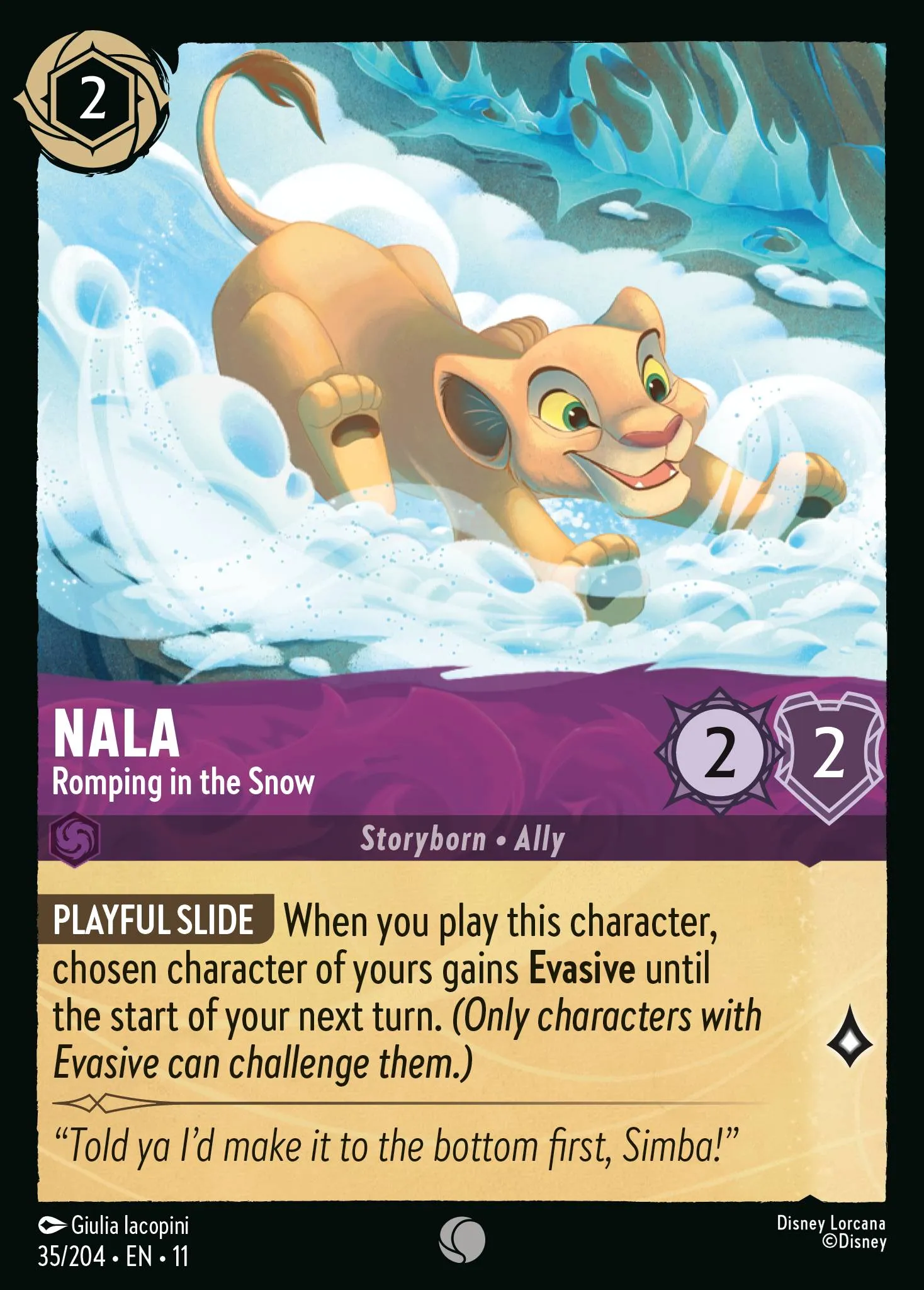 Nala - Romping in the Snow · Winterspell 35/224