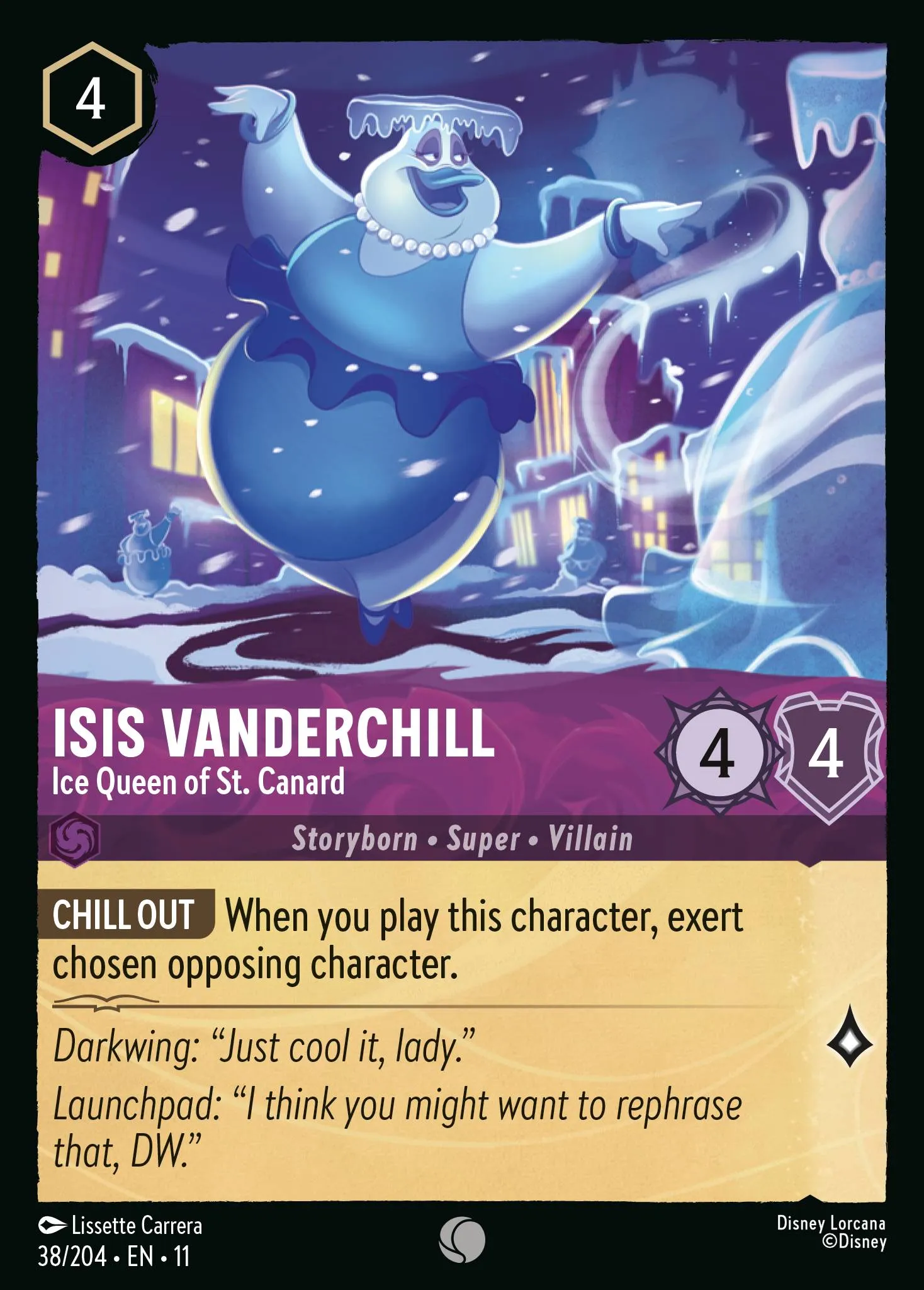 Isis Vanderchill - Ice Queen of St. Canard · Winterspell 38/224