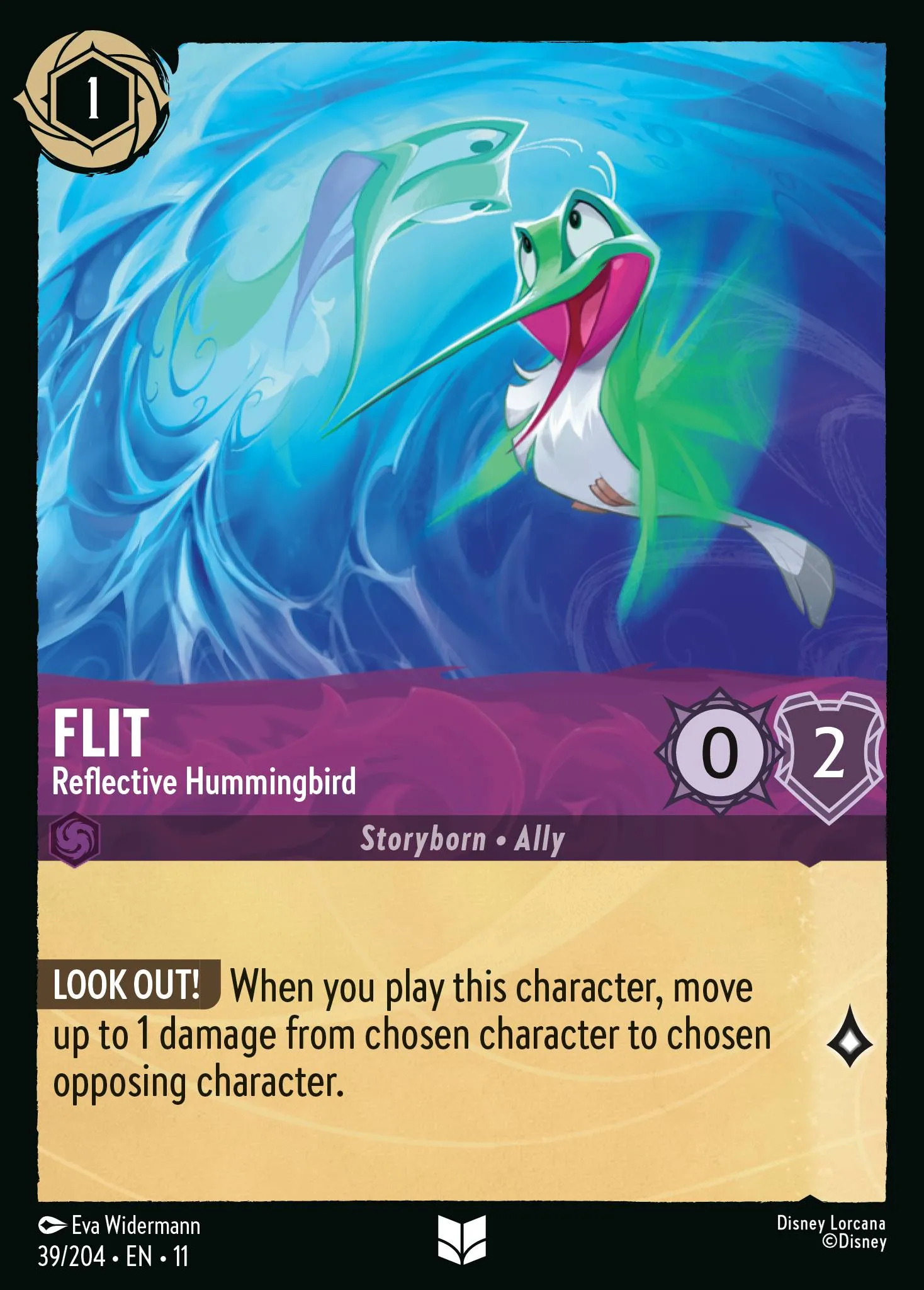 Flit - Reflective Hummingbird · Winterspell 39/224