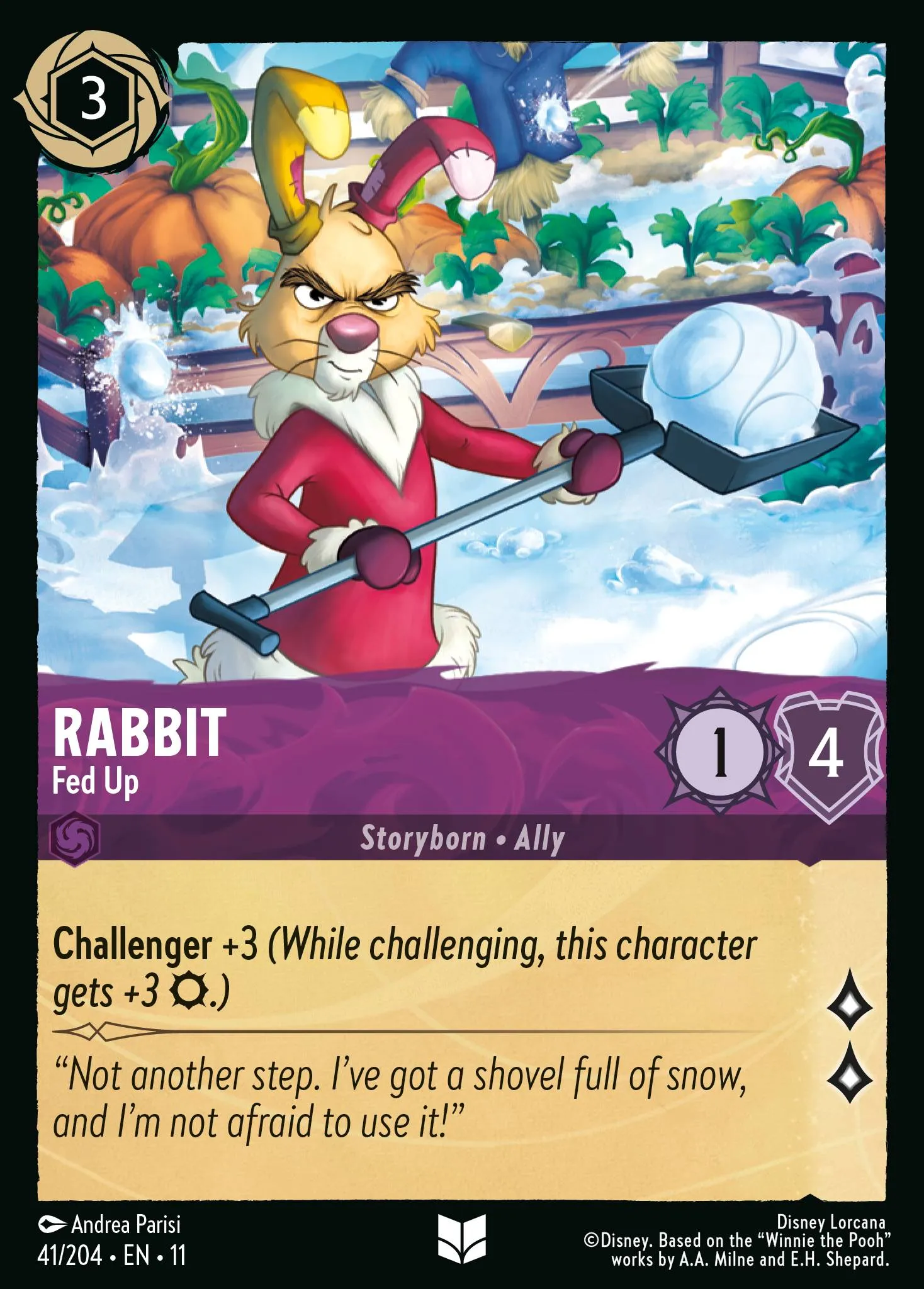 Rabbit - Fed Up · Winterspell 41/224