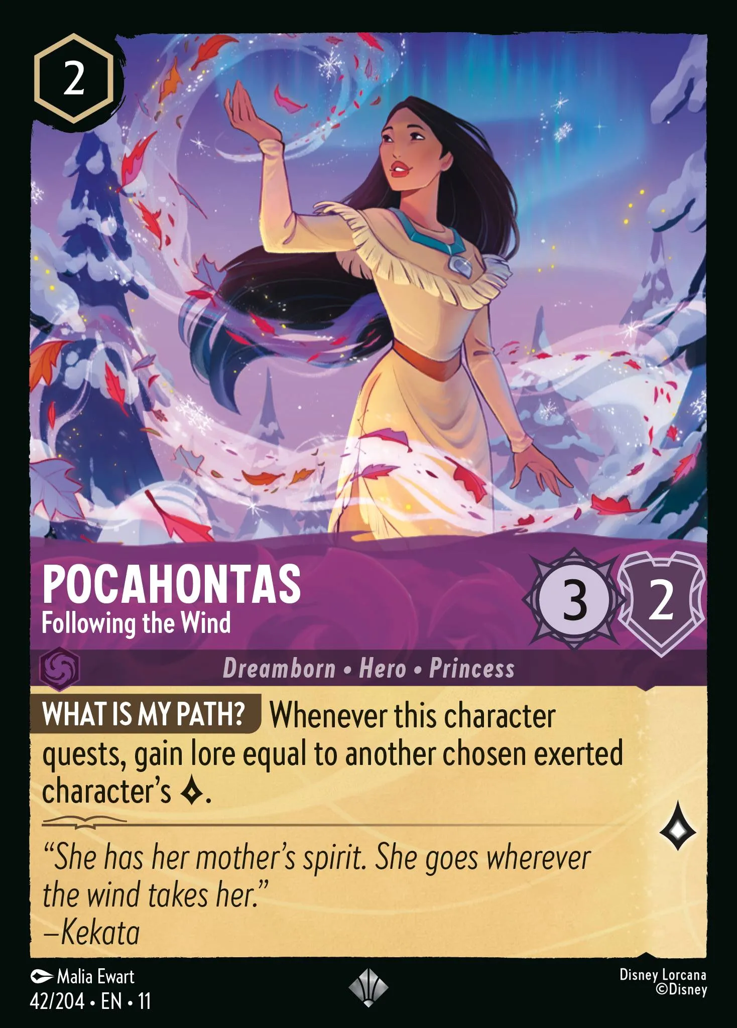 Pocahontas - Following the Wind · Winterspell 42/224