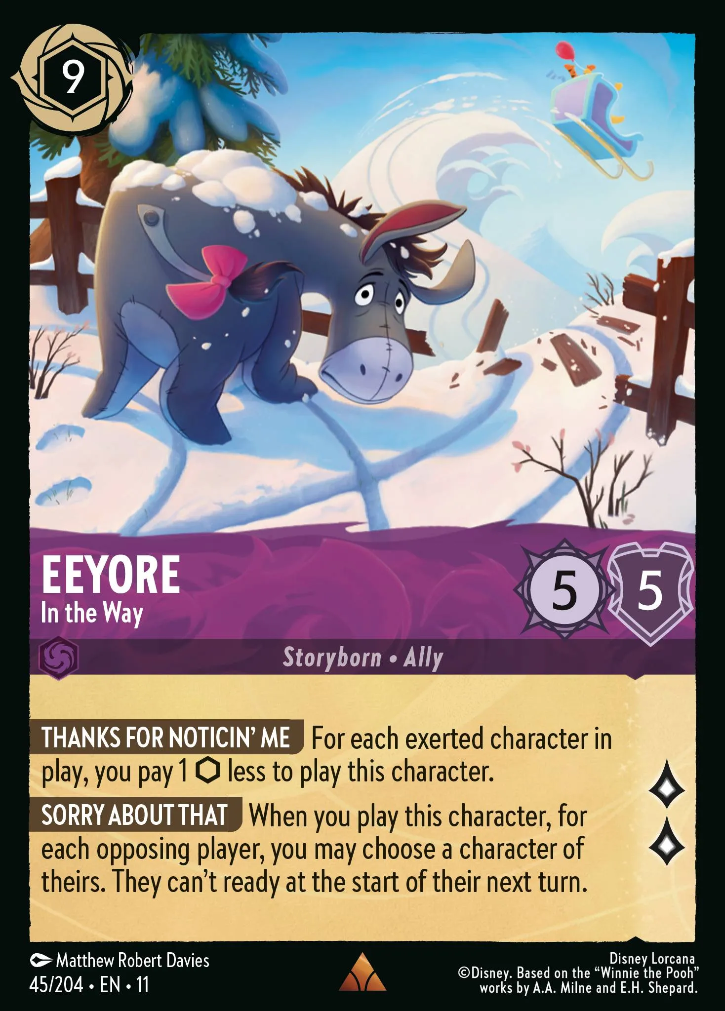 Eeyore - In the Way · Winterspell 45/224