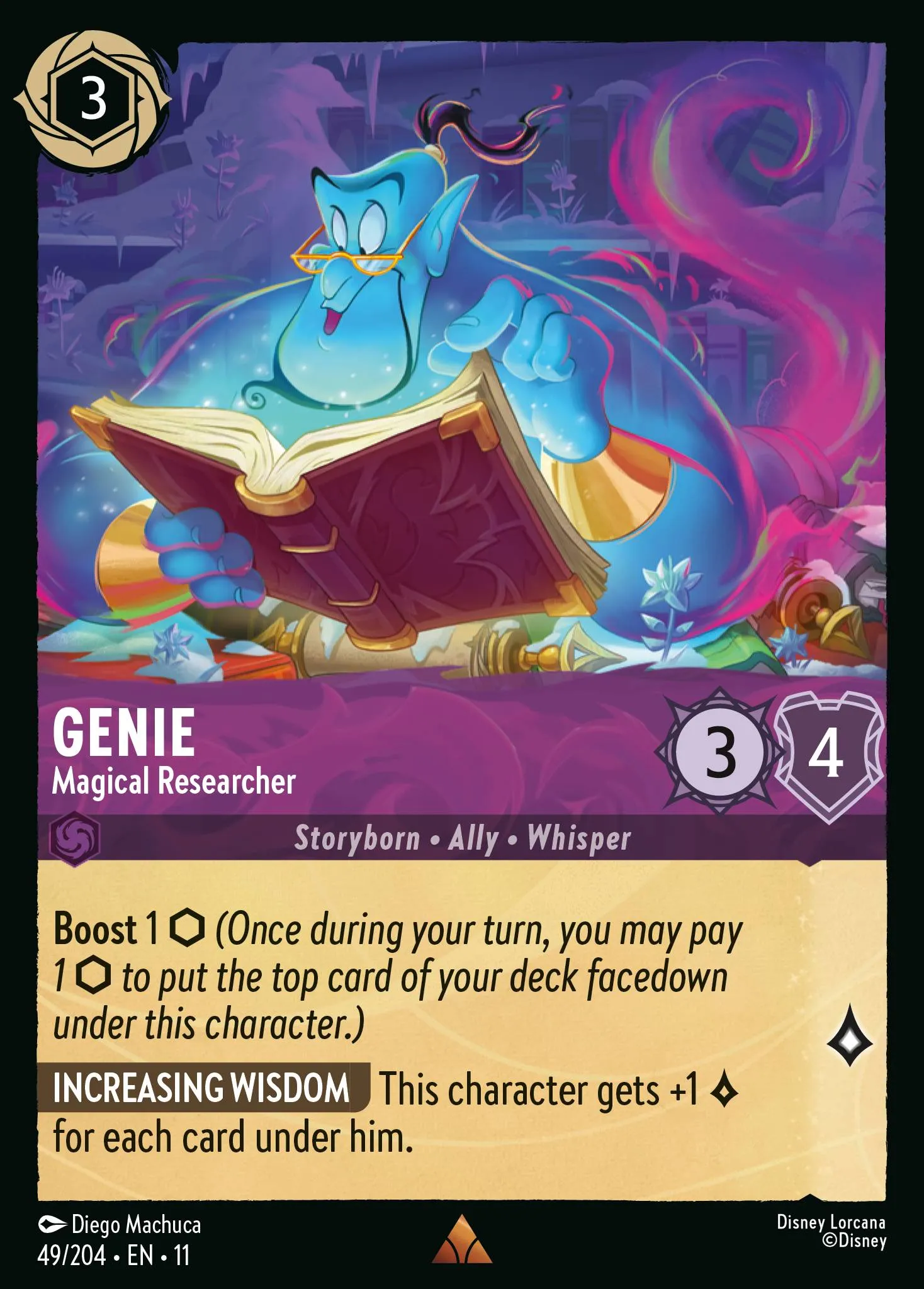Genie - Magical Researcher · Winterspell 49/224