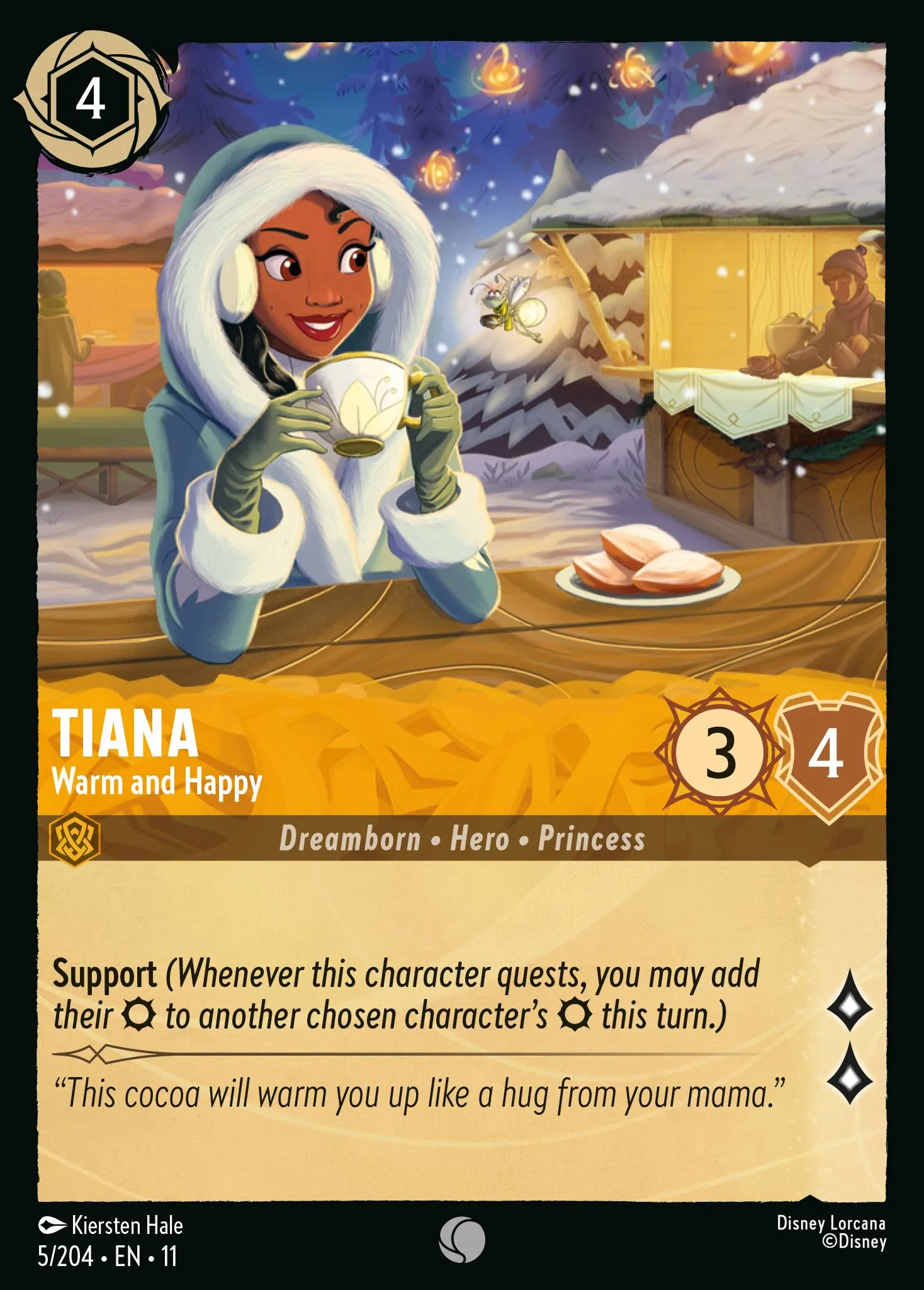 Tiana - Warm and Happy · Winterspell 5/224