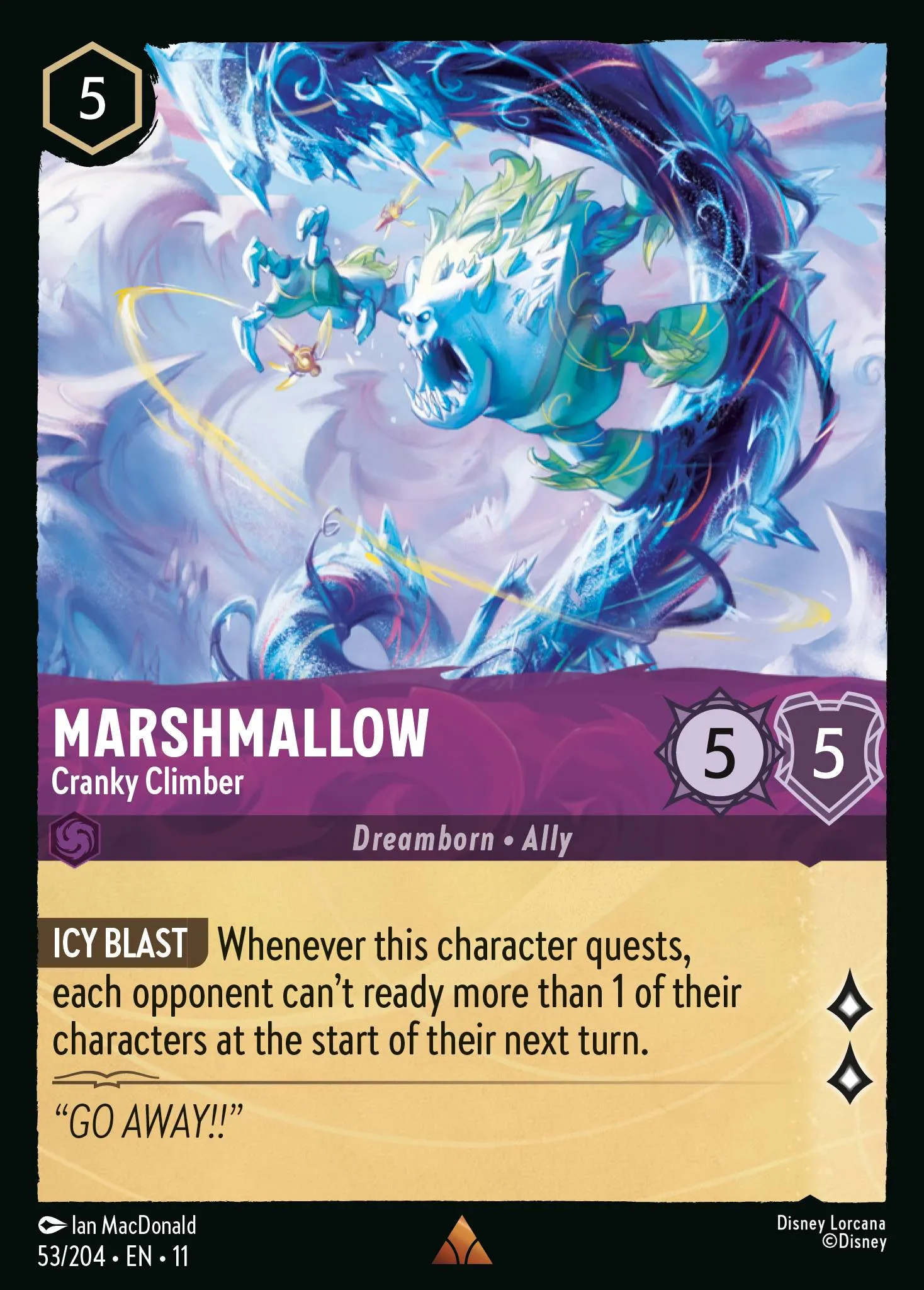 Marshmallow - Cranky Climber · Winterspell 53/224