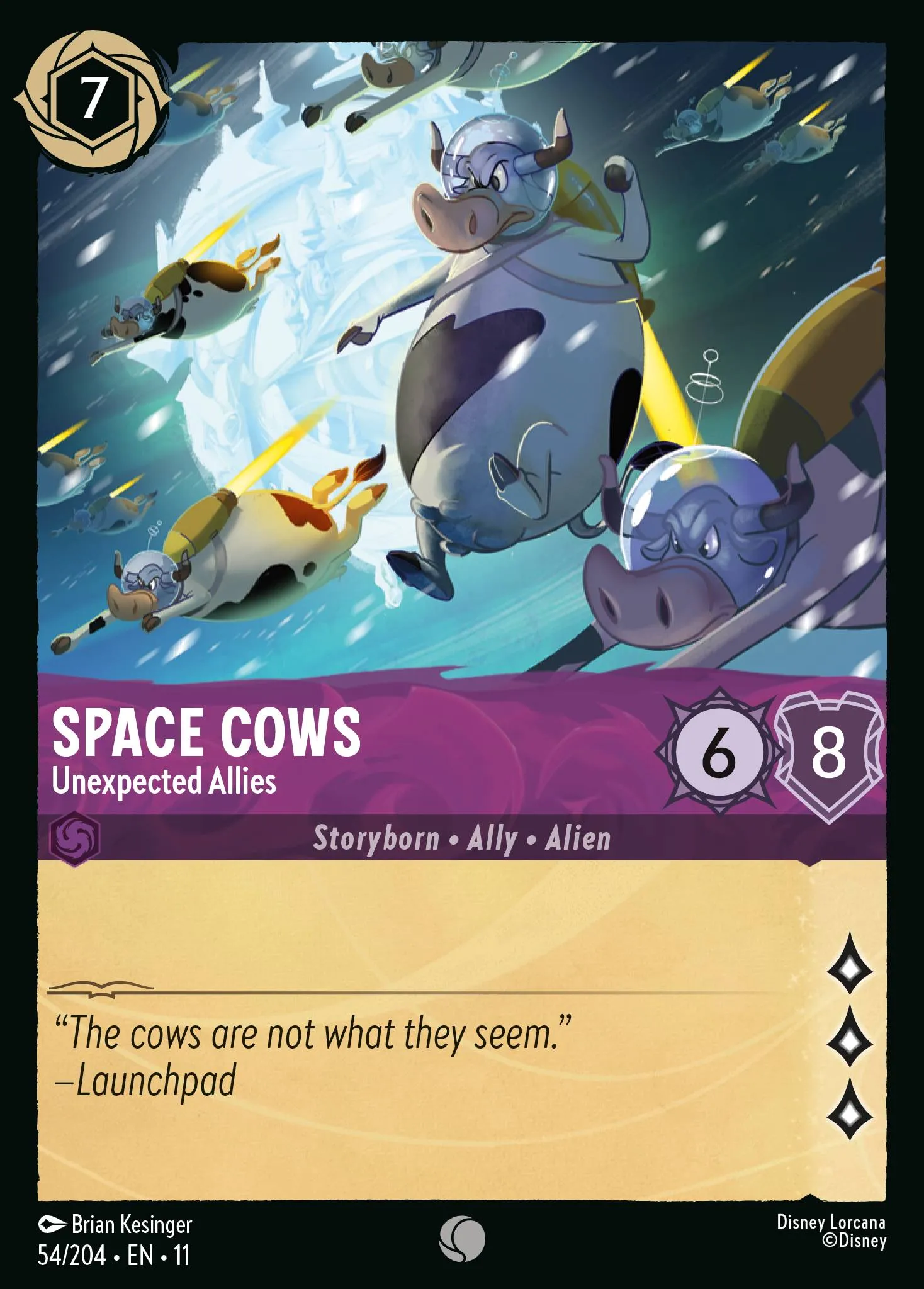 Space Cows - Unexpected Allies · Winterspell 54/224