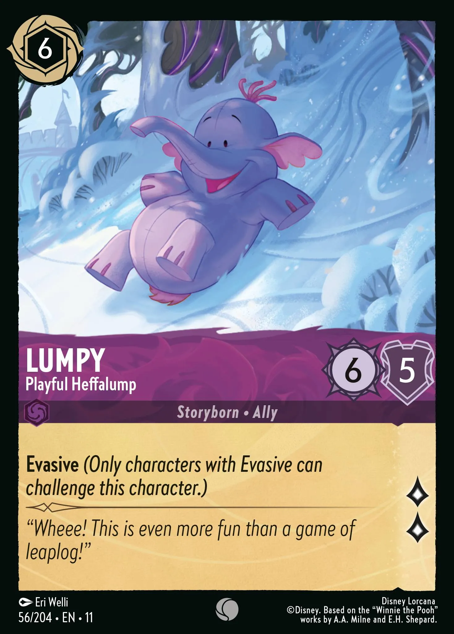Lumpy - Playful Heffalump · Winterspell 56/224