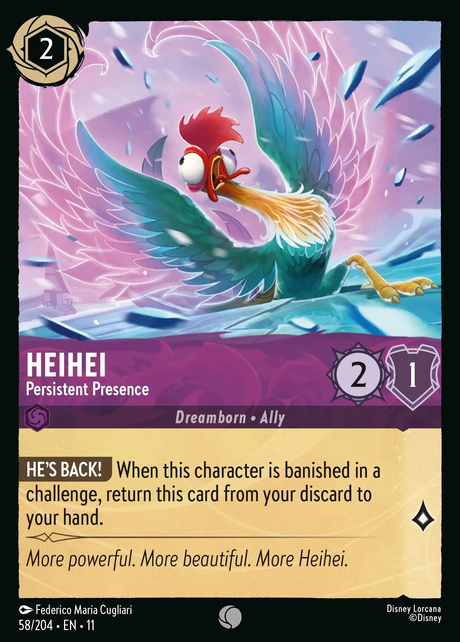 Heihei - Persistent Presence · Winterspell 58/224