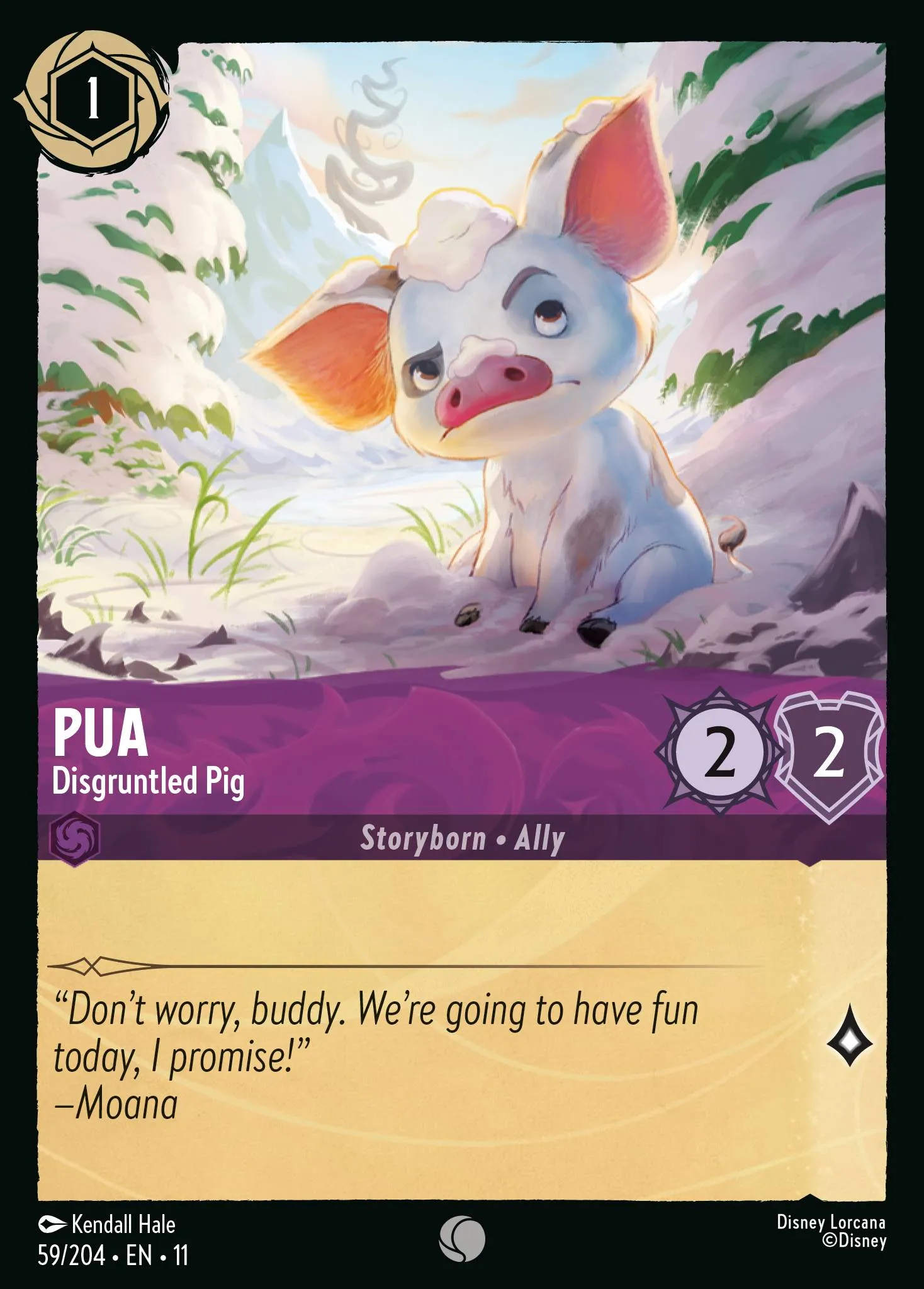 Pua - Disgruntled Pig · Winterspell 59/224
