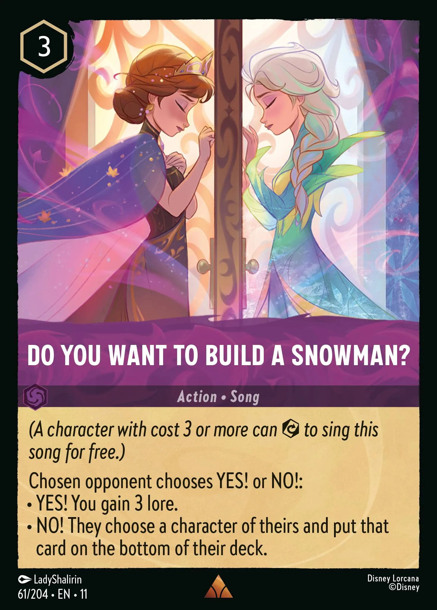 Do You Want to Build A Snowman? · Winterspell 61/224