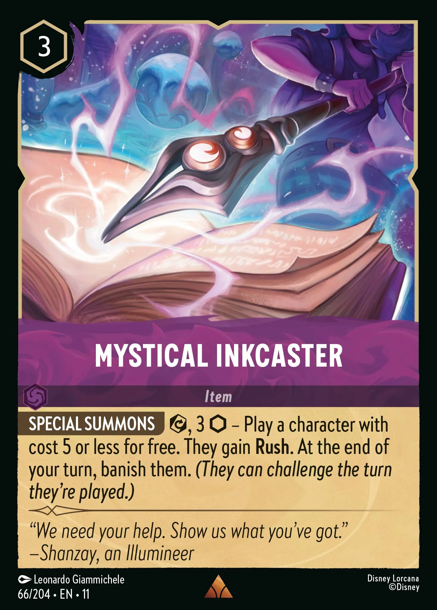 Mystical Inkcaster · Winterspell 66/224