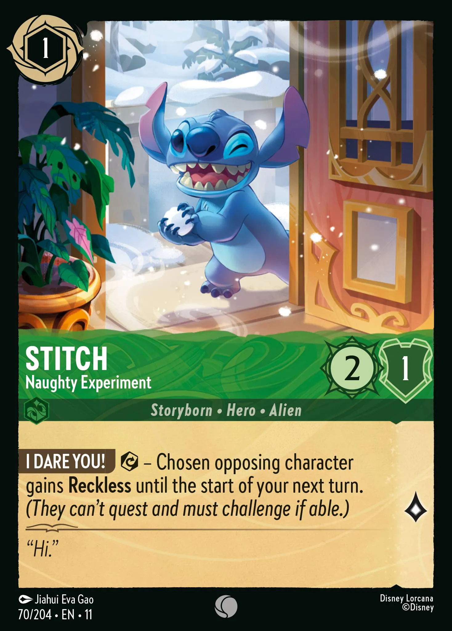 Stitch - Naughty Experiment · Winterspell 70/224