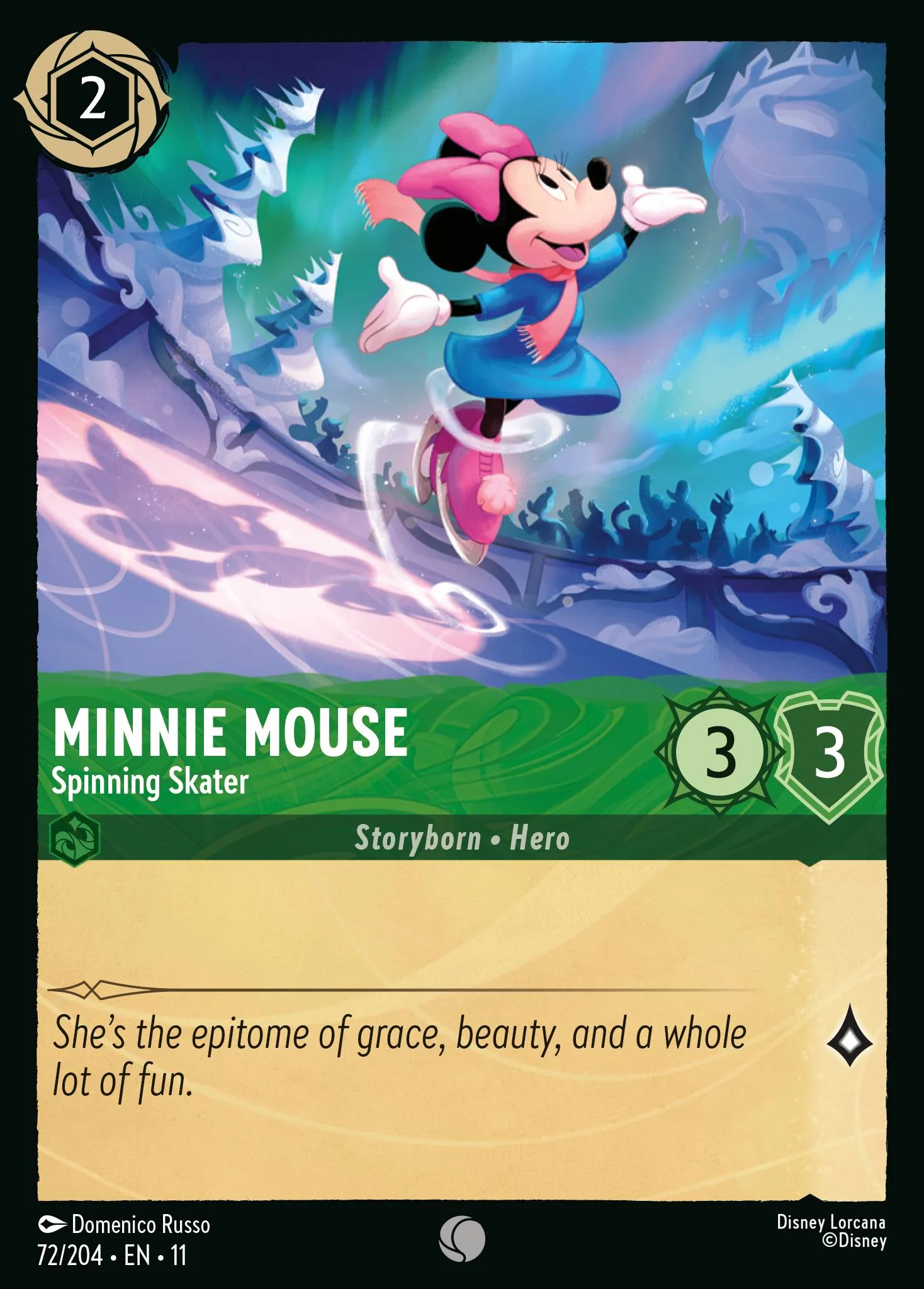 Minnie Mouse - Spinning Skater · Winterspell 72/224