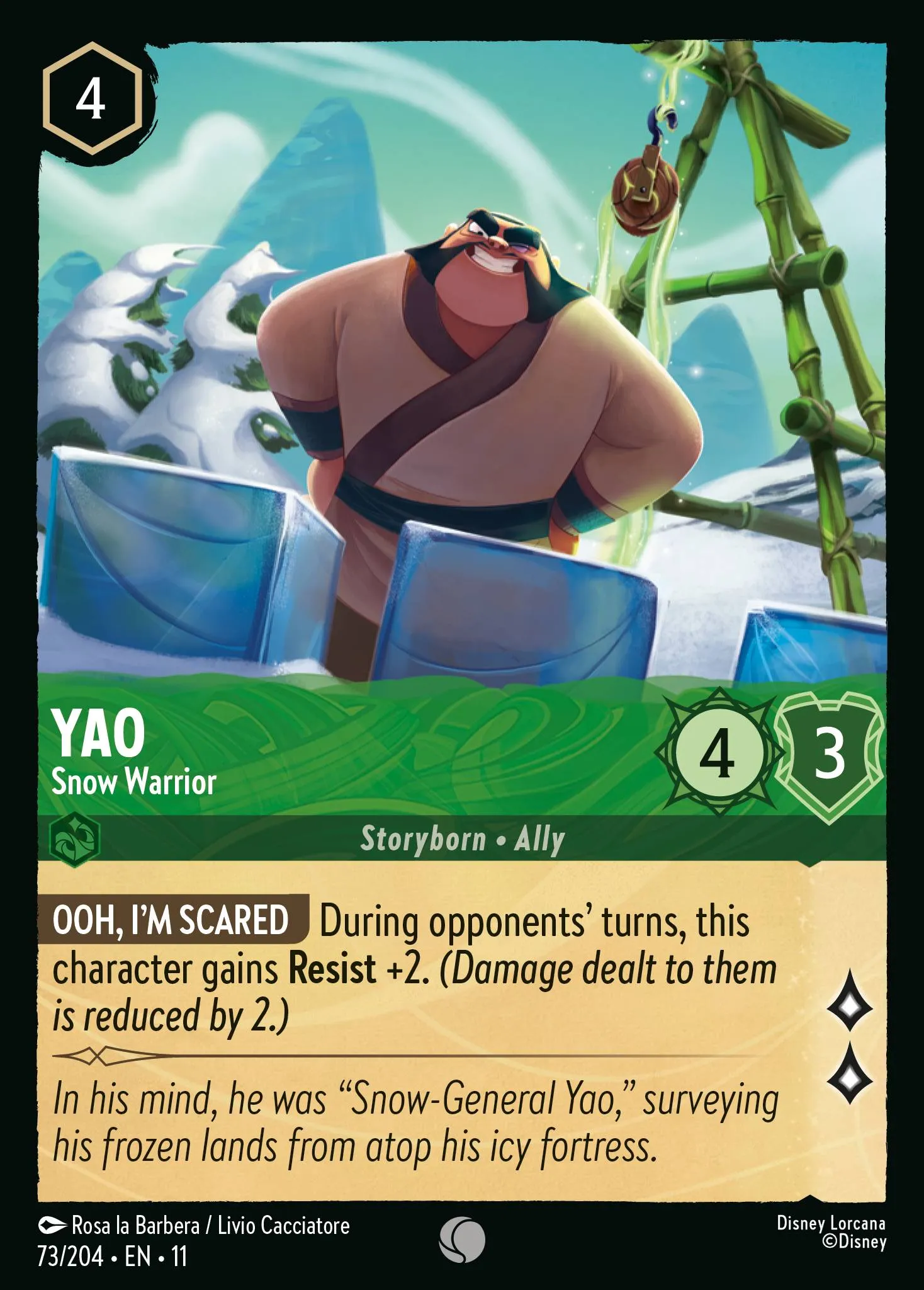 Yao - Snow Warrior · Winterspell 73/224