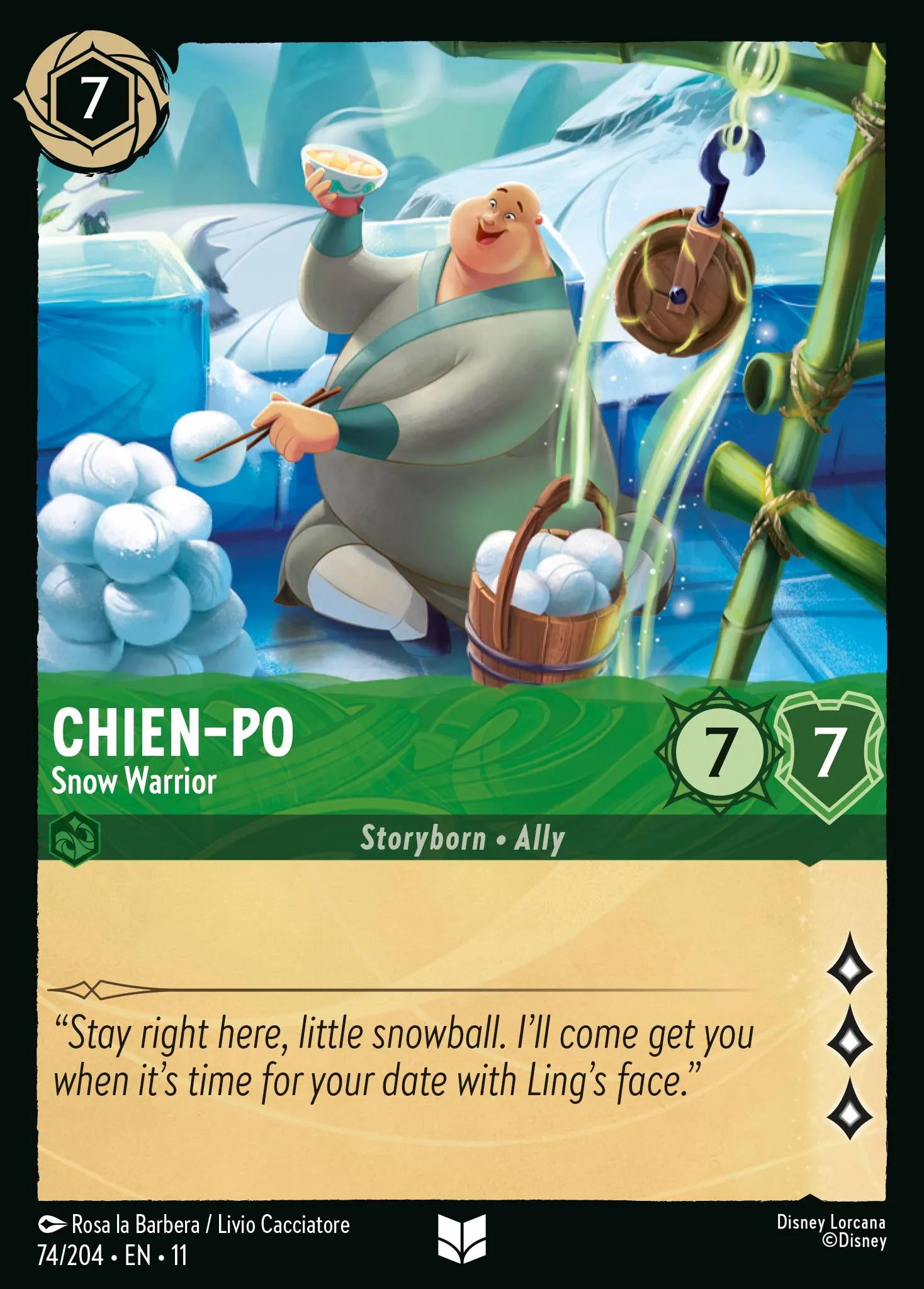 Chien-Po - Snow Warrior · Winterspell 74/224