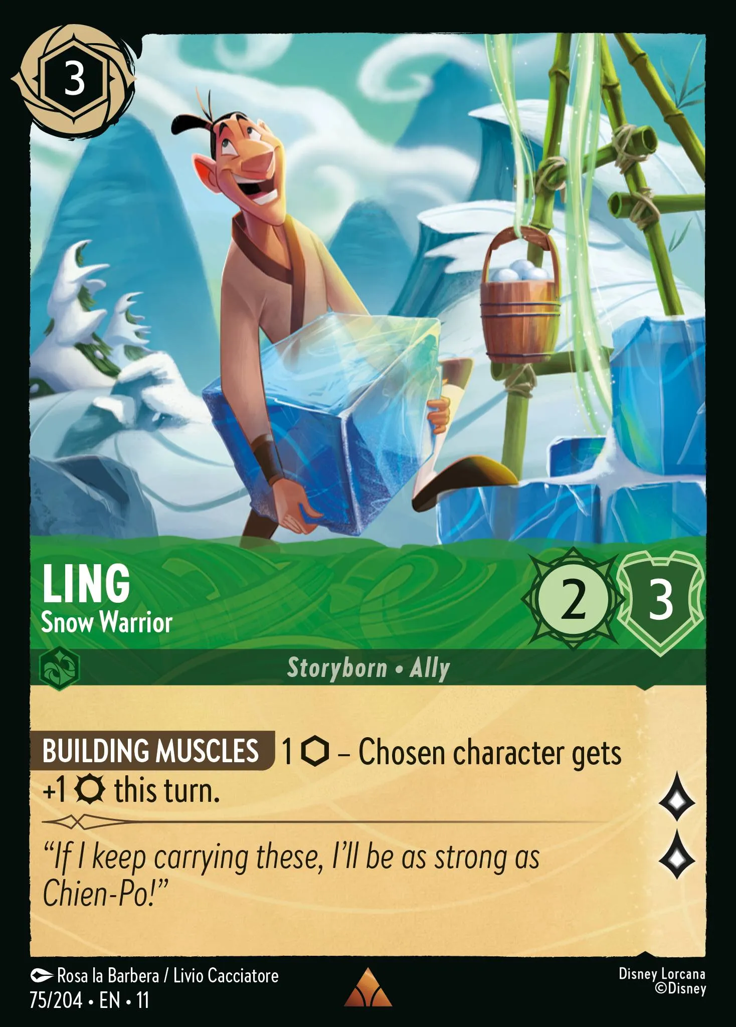 Ling - Snow Warrior · Winterspell 75/224