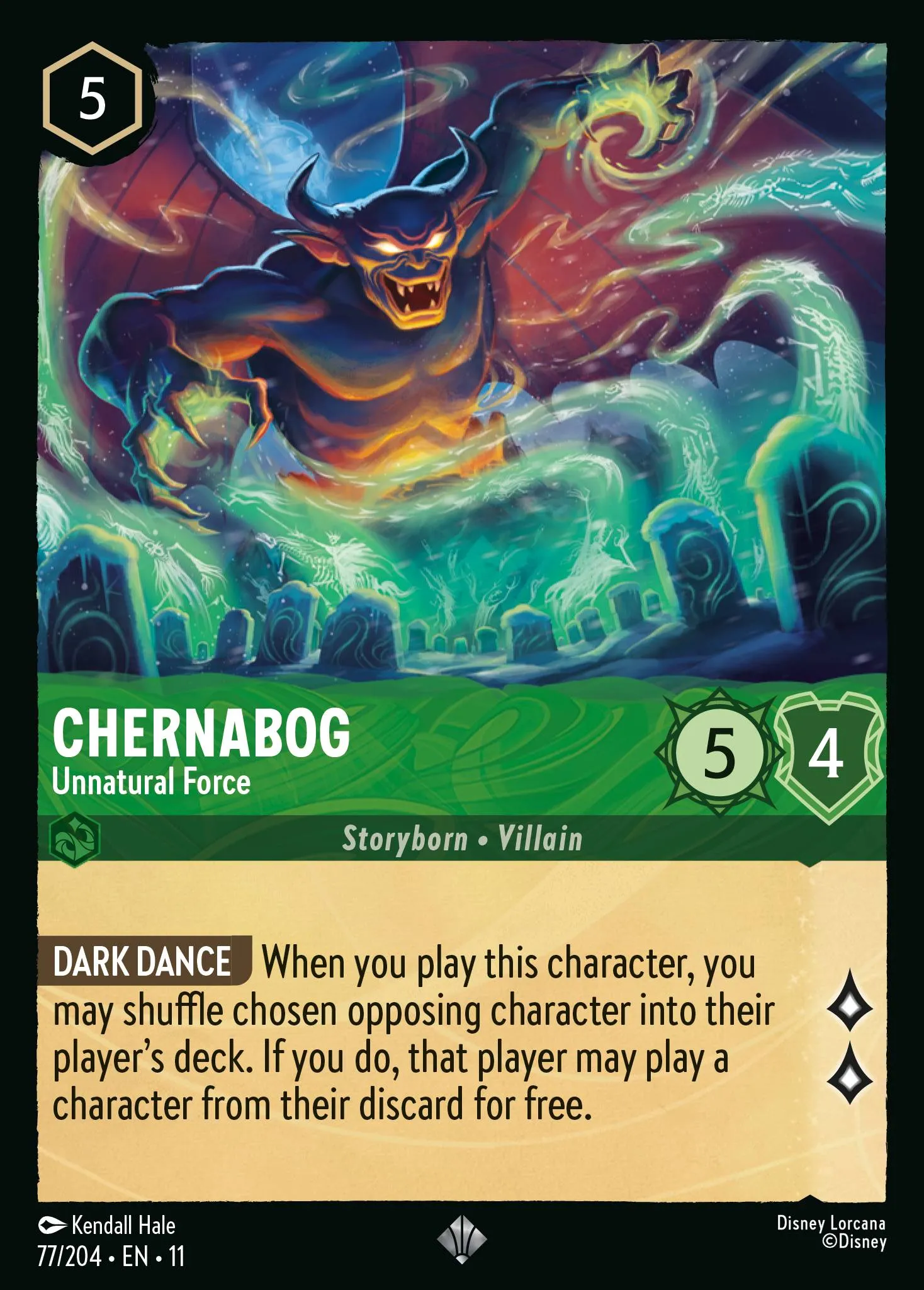 Chernabog - Unnatural Force · Winterspell 77/224