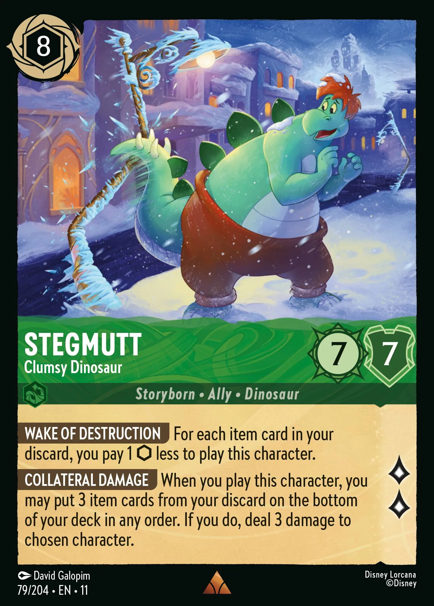 Stegmutt - Clumsy Dinosaur · Winterspell 79/224