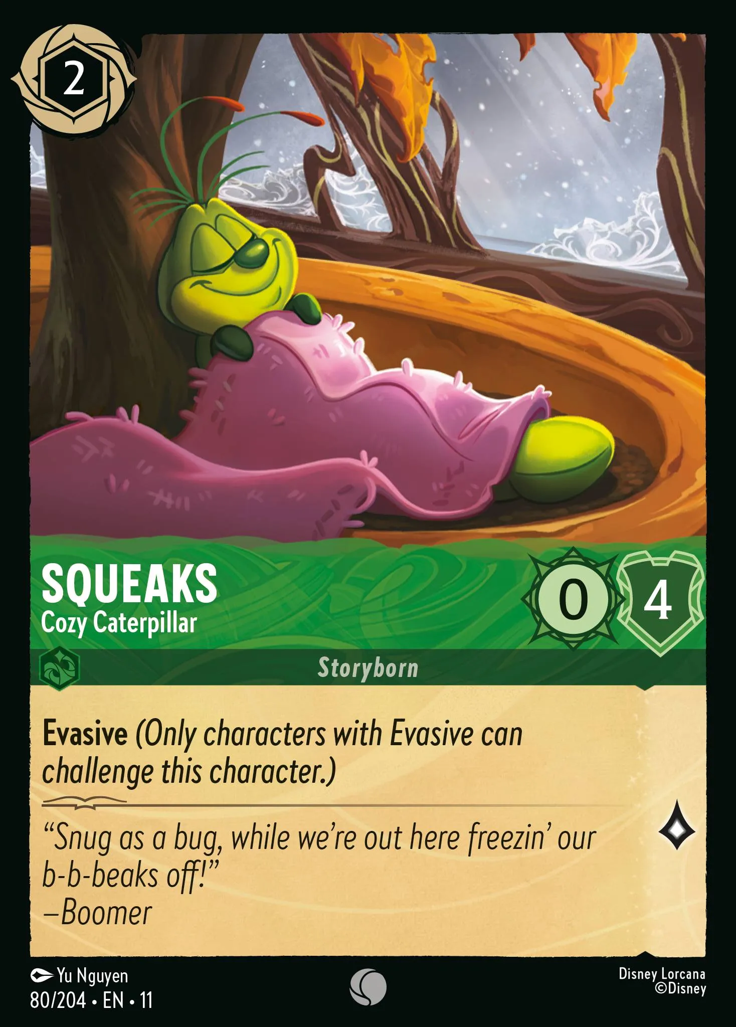 Squeaks - Cozy Caterpillar · Winterspell 80/224