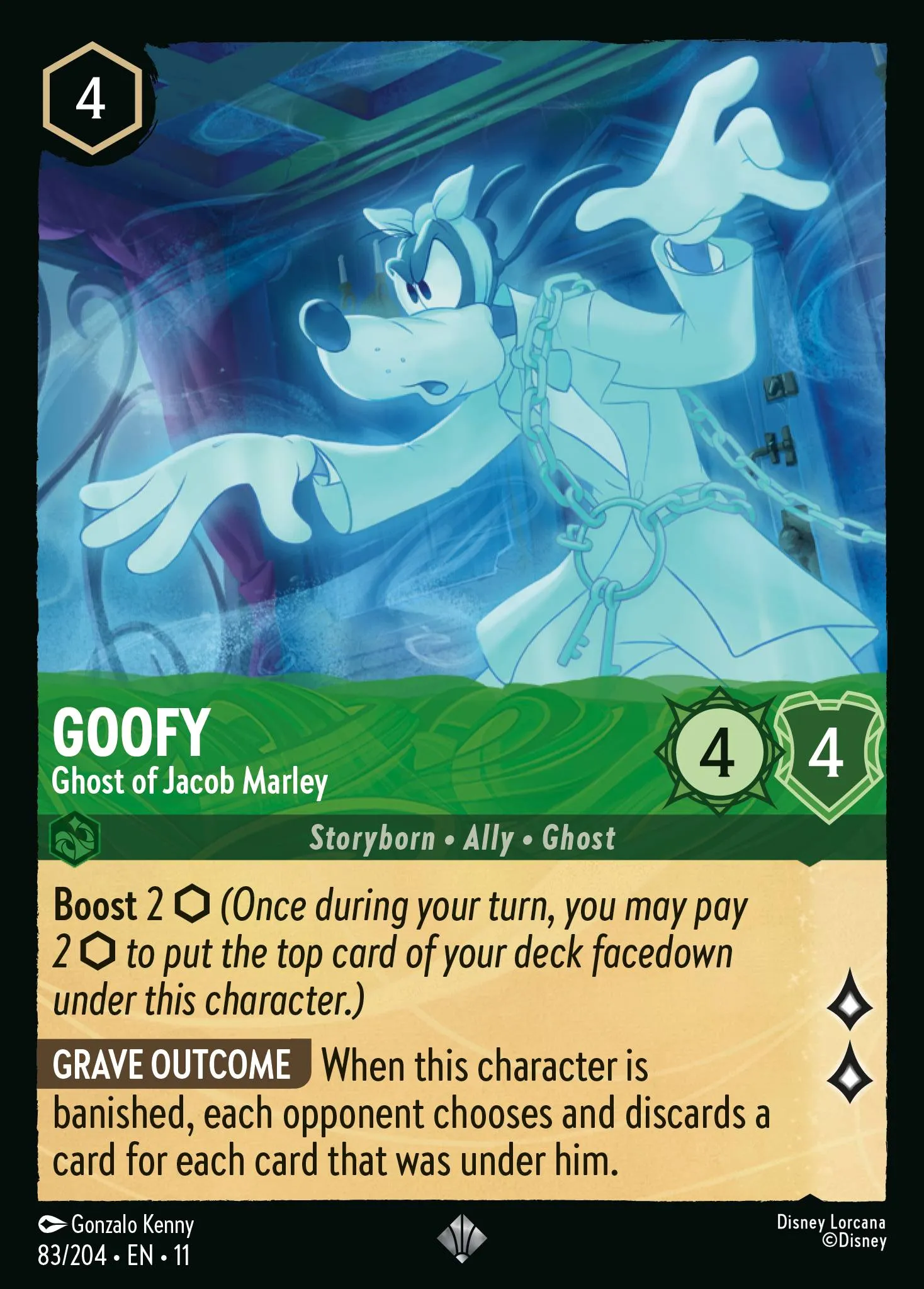 Goofy - Ghost of Jacob Marley · Winterspell 83/224