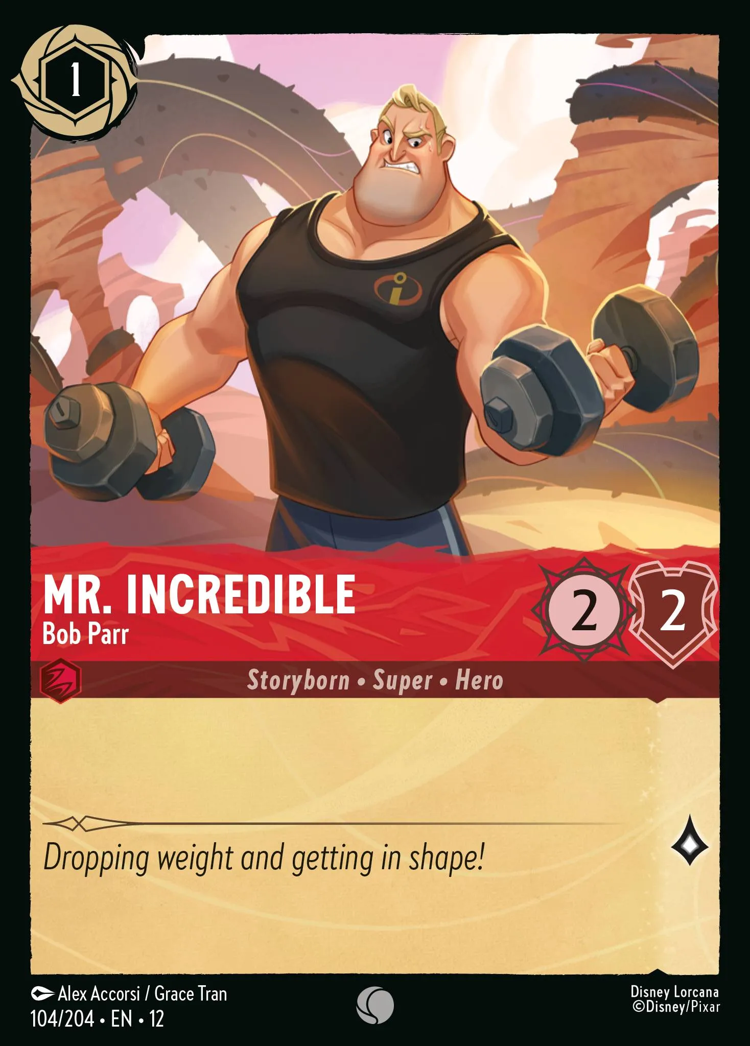 Mr. Incredible - Bob Parr · Wilds Unknown 104/224
