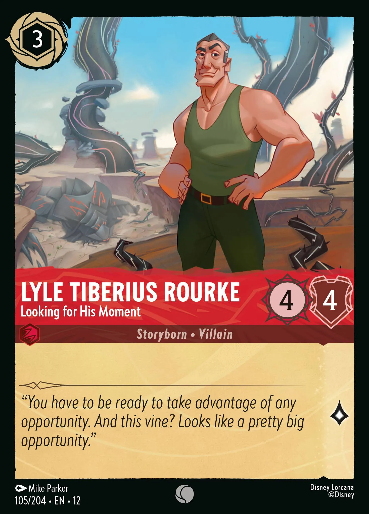 Lyle Tiberius Rourke - Looking for His Moment · Wilds Unknown 105/224
